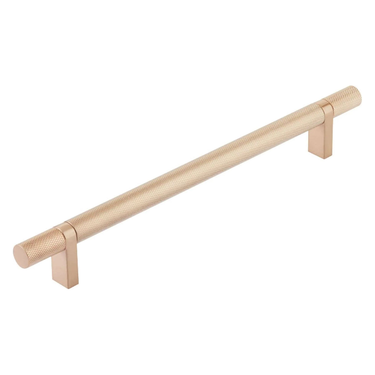 Emtek - Emtek Select Bar Cabinet Pull Knurled Bar - 84156.RCBSCU.KNSCU | Montreal Lighting & Hardware