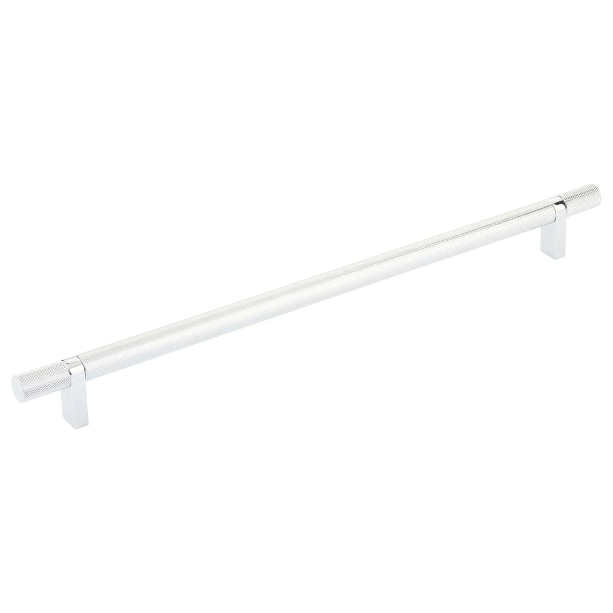 Emtek - Emtek Select Bar Cabinet Pull Knurled Bar - 84158.RCBUS26.KNUS26 | Montreal Lighting & Hardware