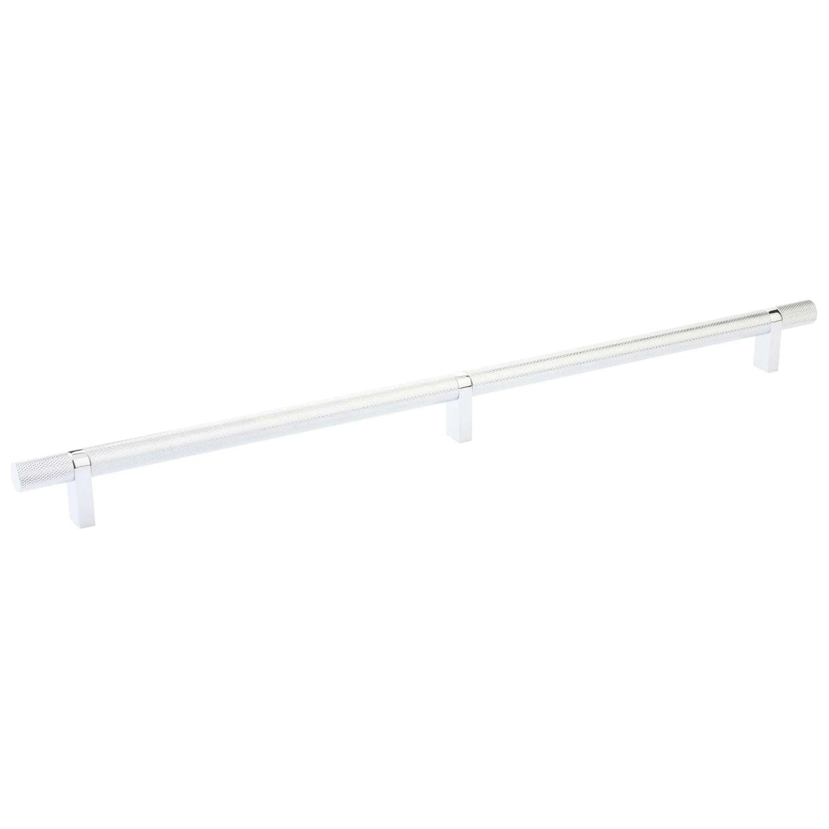 Emtek - Emtek Select Bar Cabinet Pull Knurled Bar - 84159.RCBUS26.KNUS26 | Montreal Lighting & Hardware