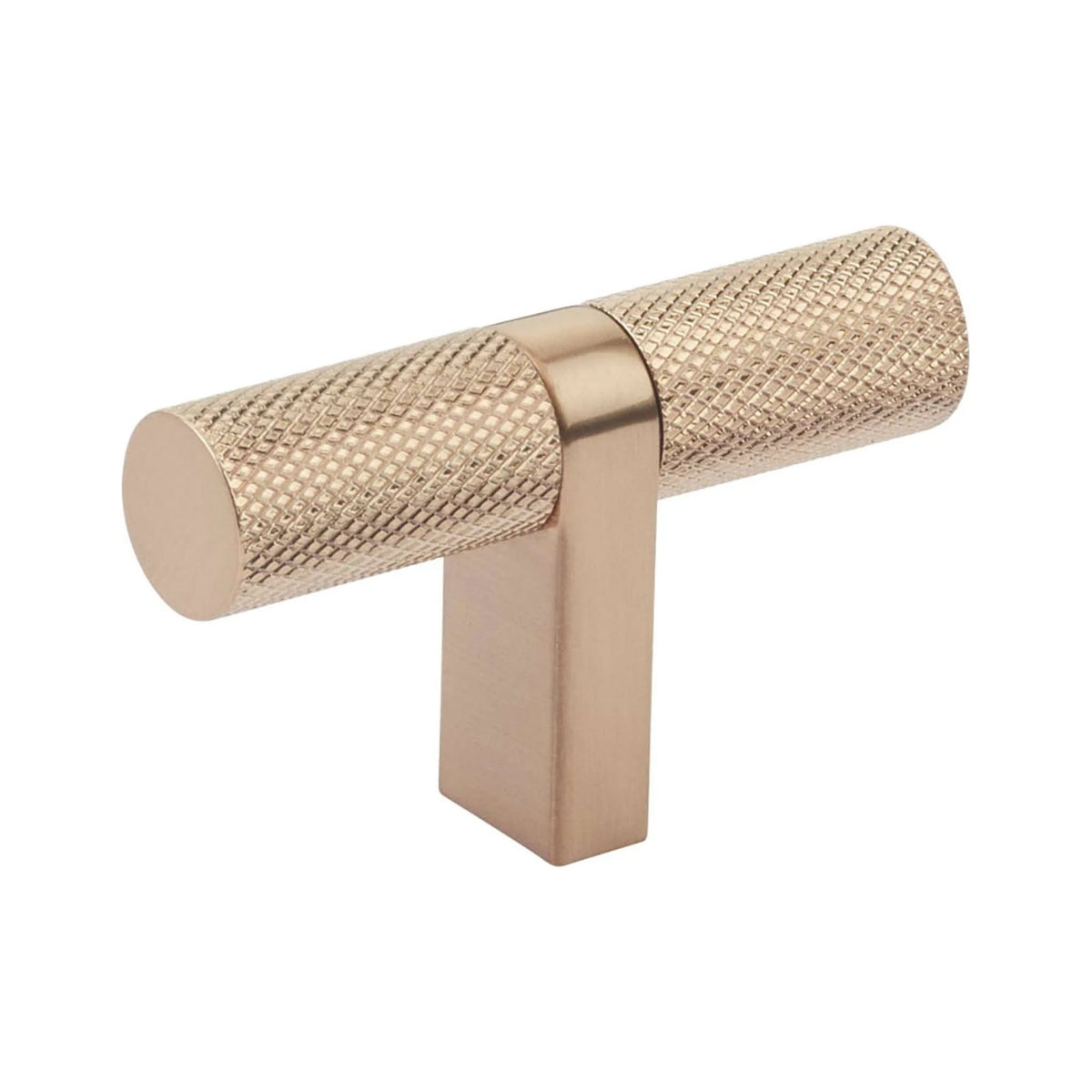 Emtek - Emtek Select Bar Cabinet TKnob Knurled Bar - 86656.RCBSCU.KNSCU | Montreal Lighting & Hardware