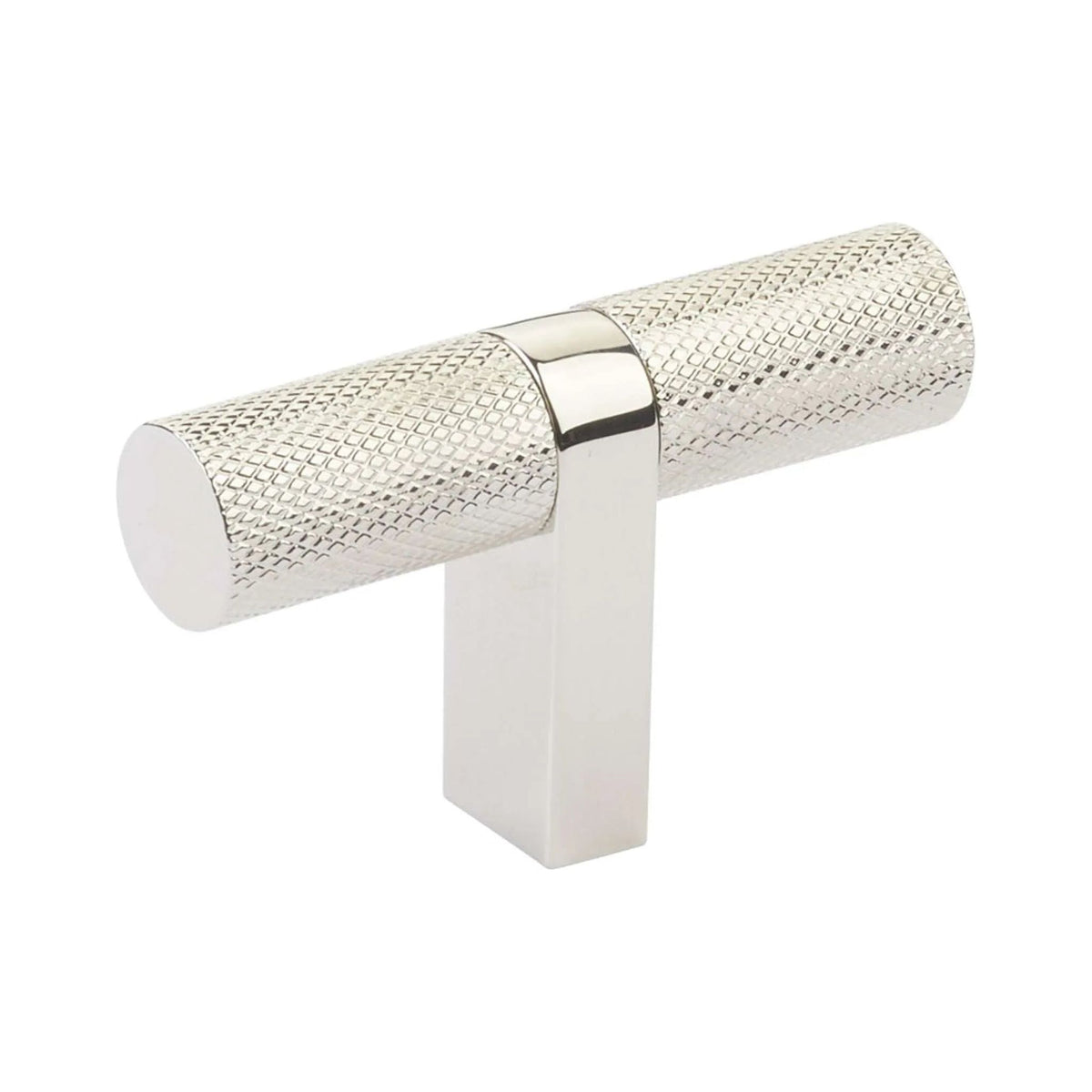 Emtek - Emtek Select Bar Cabinet TKnob Knurled Bar - 86656.RCBUS14.KNUS14 | Montreal Lighting & Hardware