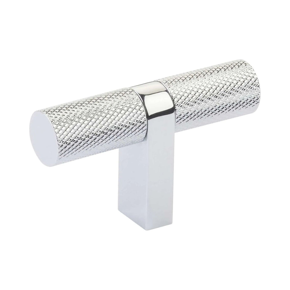 Emtek - Emtek Select Bar Cabinet TKnob Knurled Bar - 86656.RCBUS26.KNUS26 | Montreal Lighting & Hardware