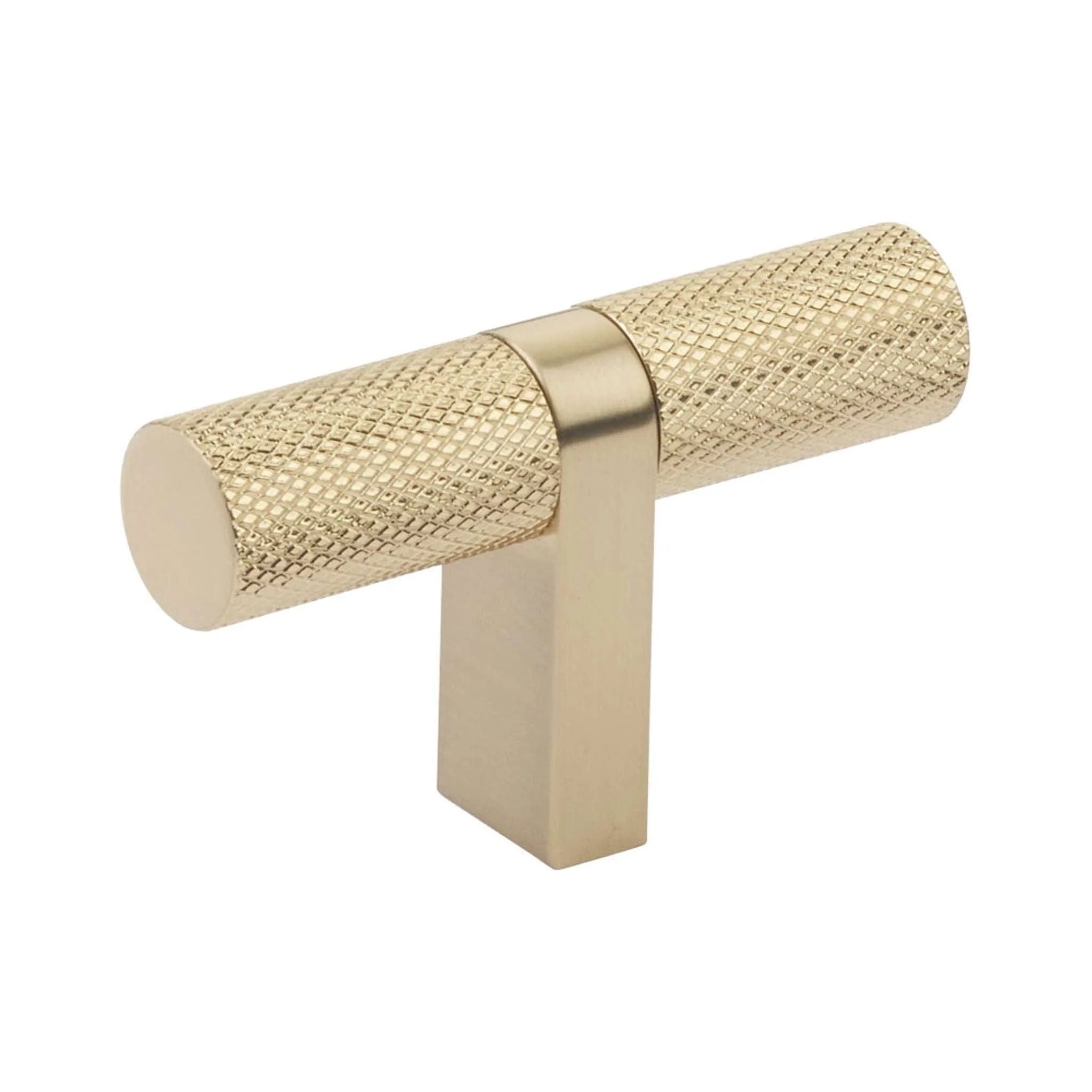 Emtek - Emtek Select Bar Cabinet TKnob Knurled Bar - 86656.RCBUS4.KNUS4 | Montreal Lighting & Hardware