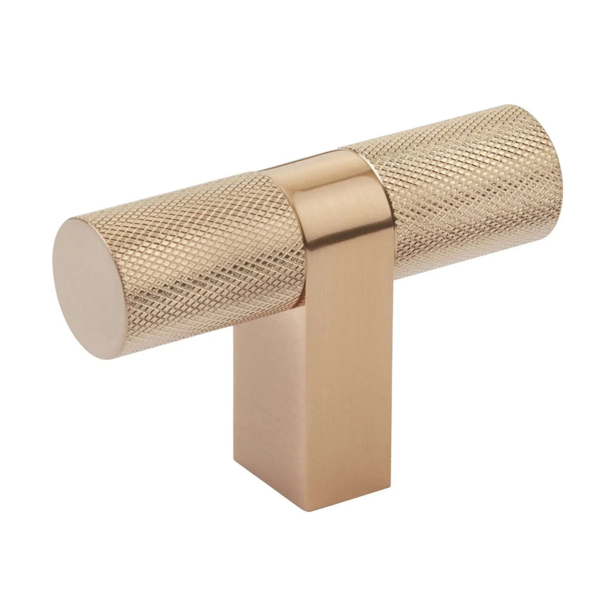 Emtek - Emtek Select Bar Cabinet TKnob Knurled Bar - 86657.RCBSCU.KNSCU | Montreal Lighting & Hardware