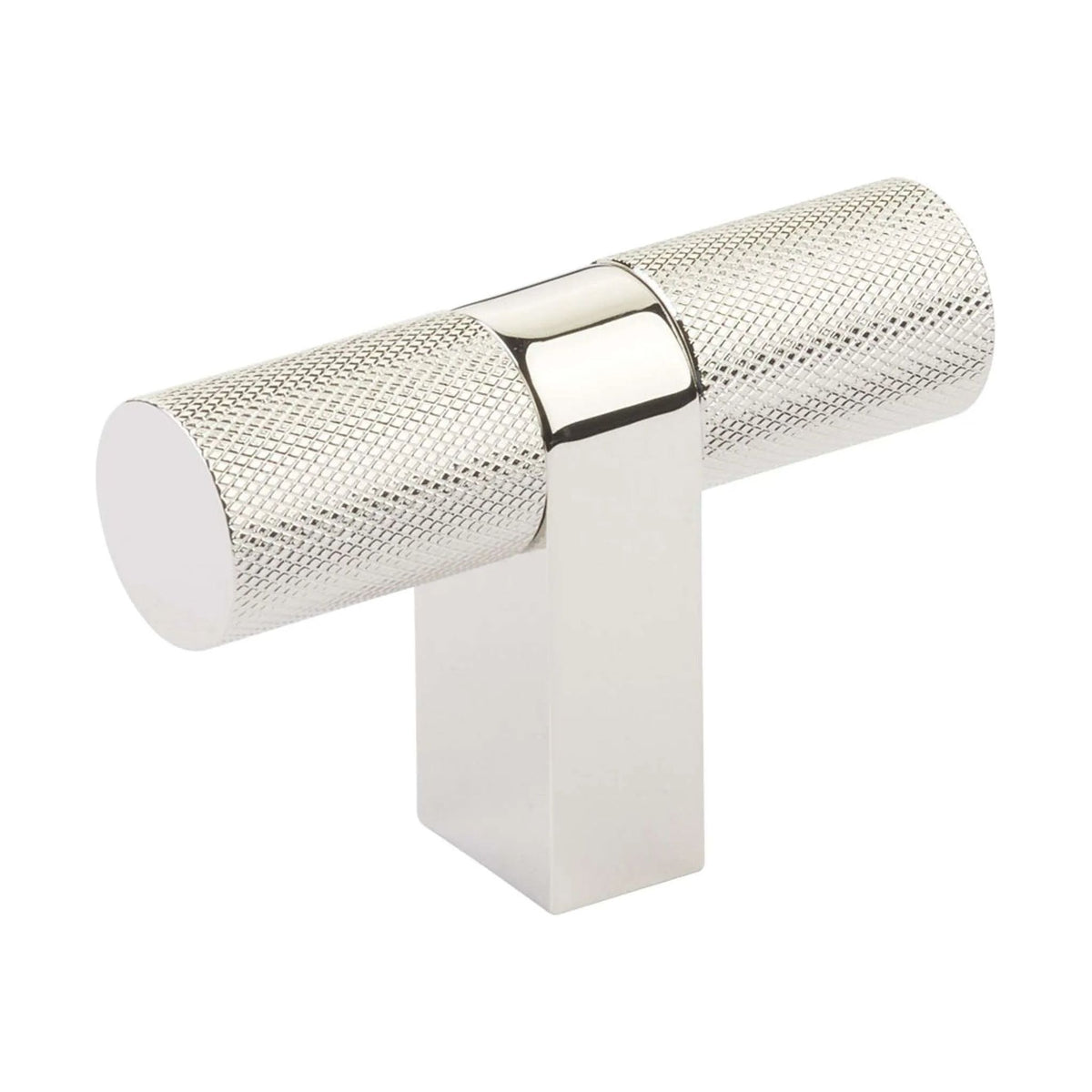 Emtek - Emtek Select Bar Cabinet TKnob Knurled Bar - 86657.RCBUS14.KNUS14 | Montreal Lighting & Hardware