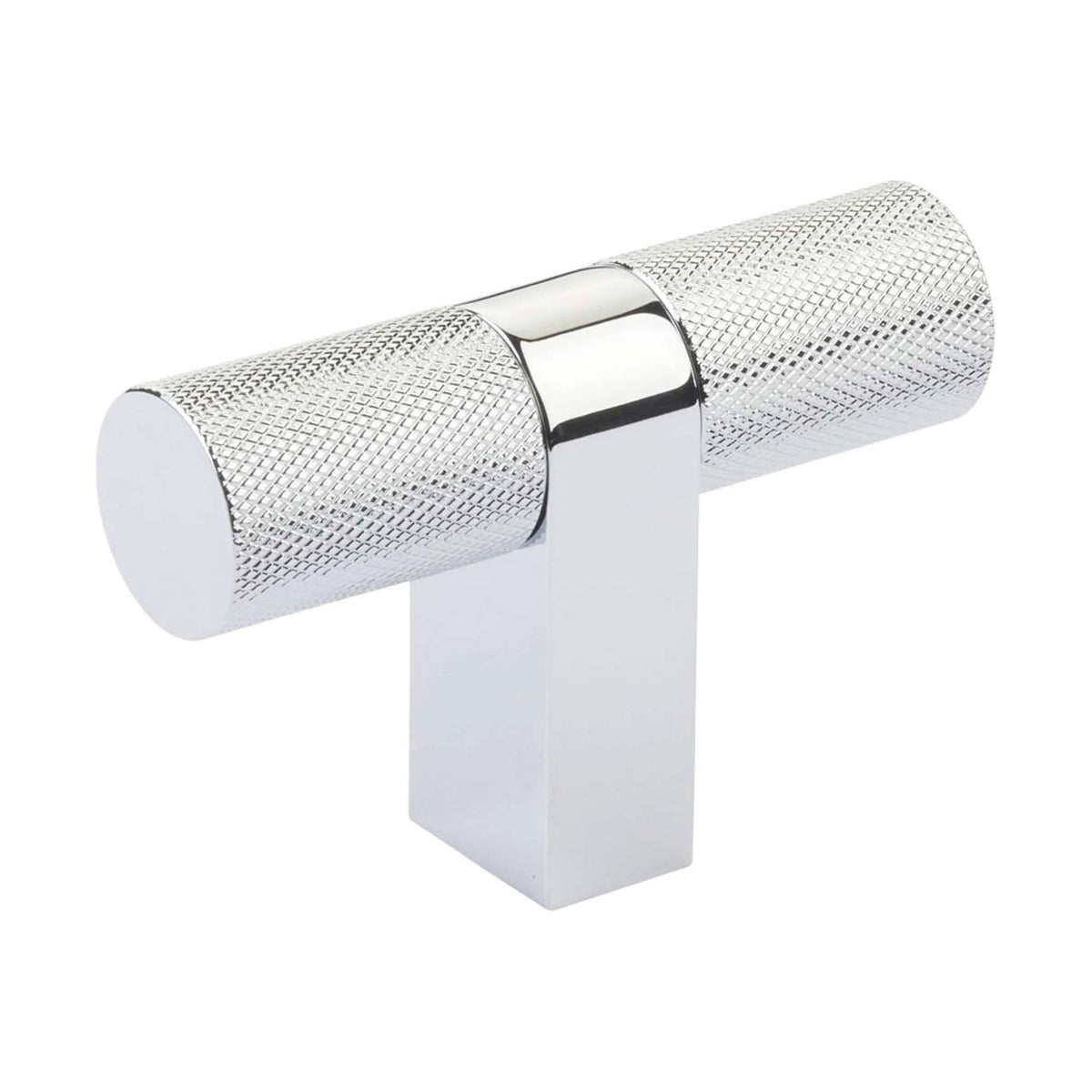 Emtek - Emtek Select Bar Cabinet TKnob Knurled Bar - 86657.RCBUS26.KNUS26 | Montreal Lighting & Hardware