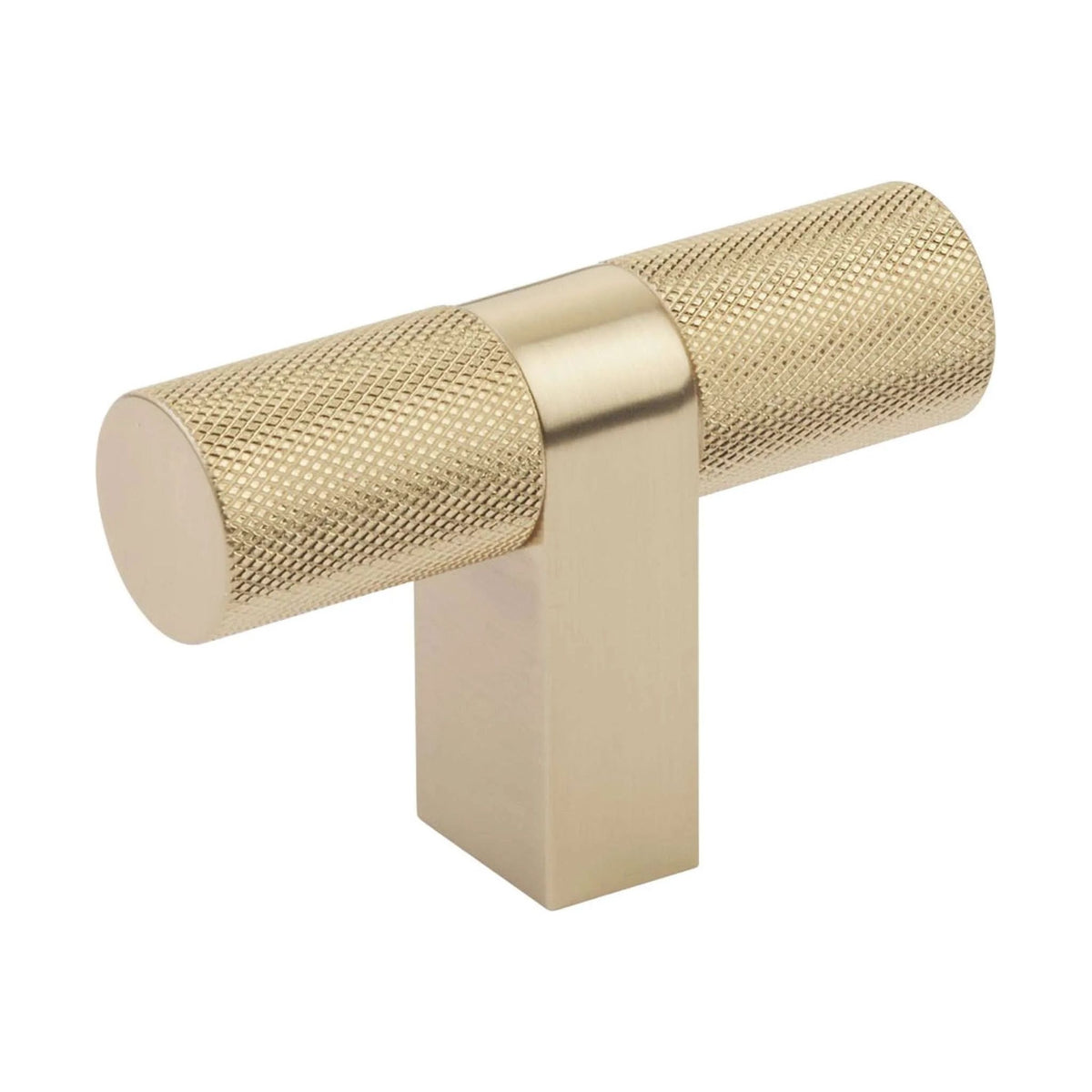 Emtek - Emtek Select Bar Cabinet TKnob Knurled Bar - 86657.RCBUS4.KNUS4 | Montreal Lighting & Hardware