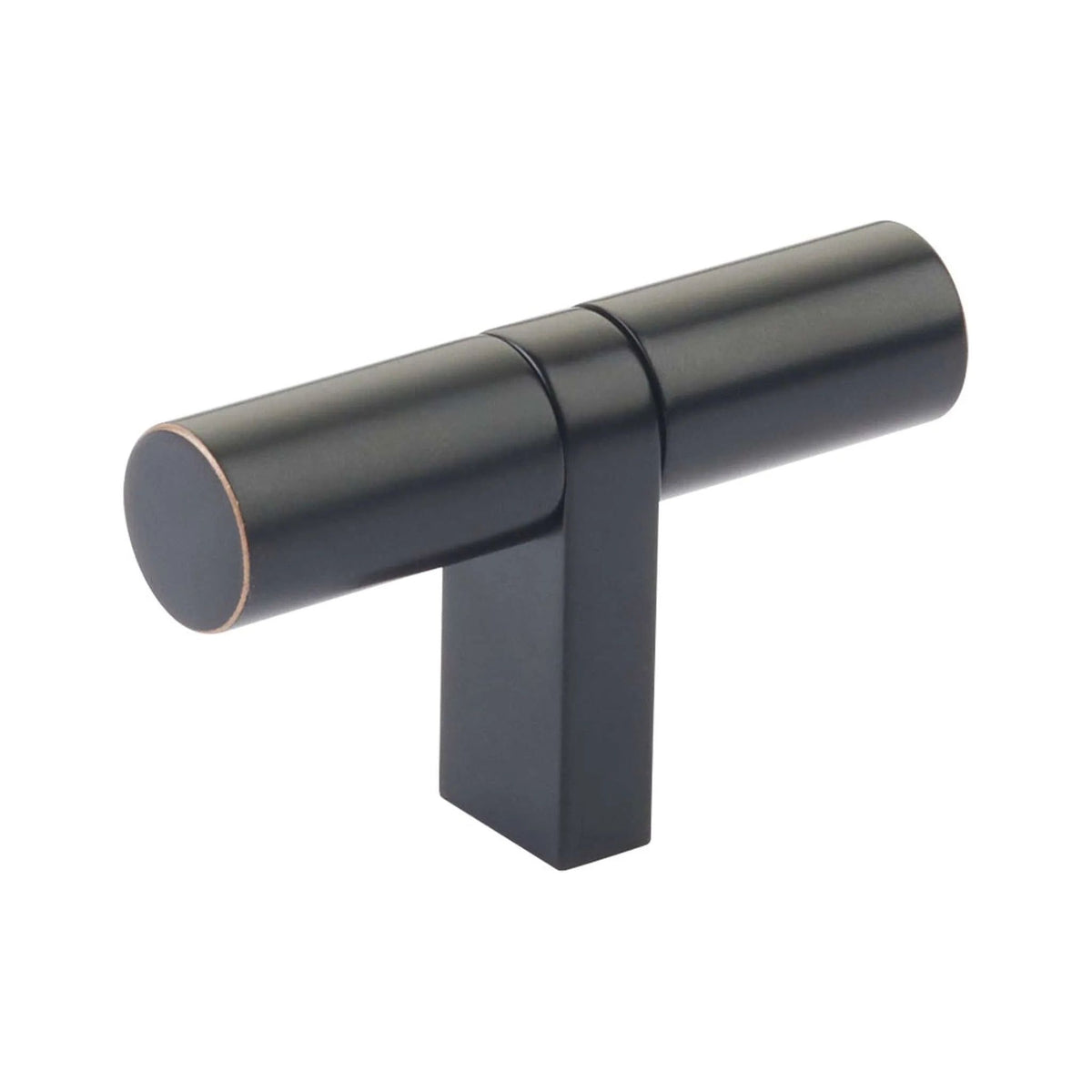 Emtek - Emtek Select Bar Cabinet TKnob Smooth Bar - 86656.RCBUS10B.SMUS10B | Montreal Lighting & Hardware