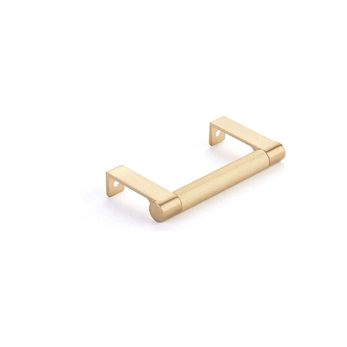 Emtek - Emtek Select Cabinet Edge Pull Knurled Bar Solid - 84080.EDGRUS4.KNUS4 | Montreal Lighting & Hardware