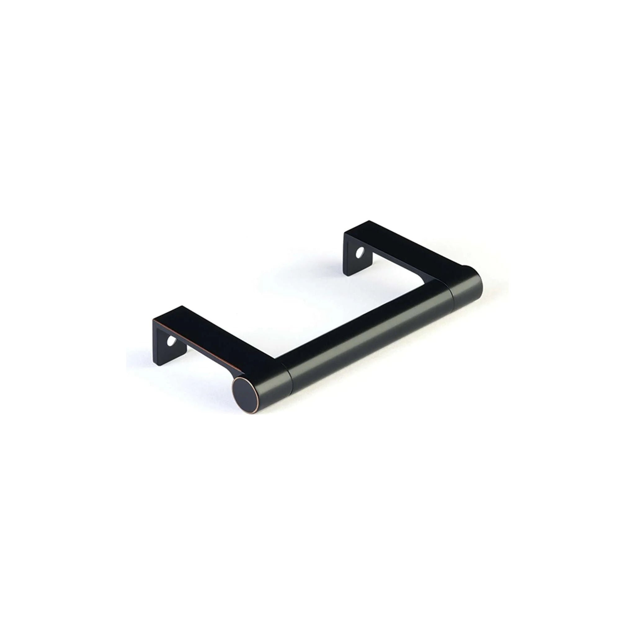 Emtek - Emtek Select Cabinet Edge Pull Smooth Bar Solid - 84080.EDGRUS10B.SMUS10B | Montreal Lighting & Hardware