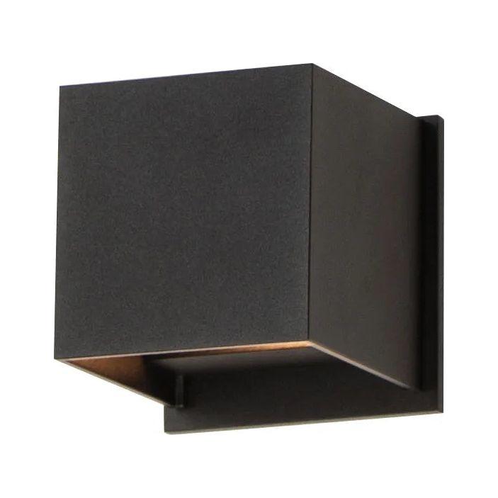 ET2 Lighting - Alumilux Cube LED Outdoor Wall Sconce - E41308-BK | Montreal Lighting & Hardware