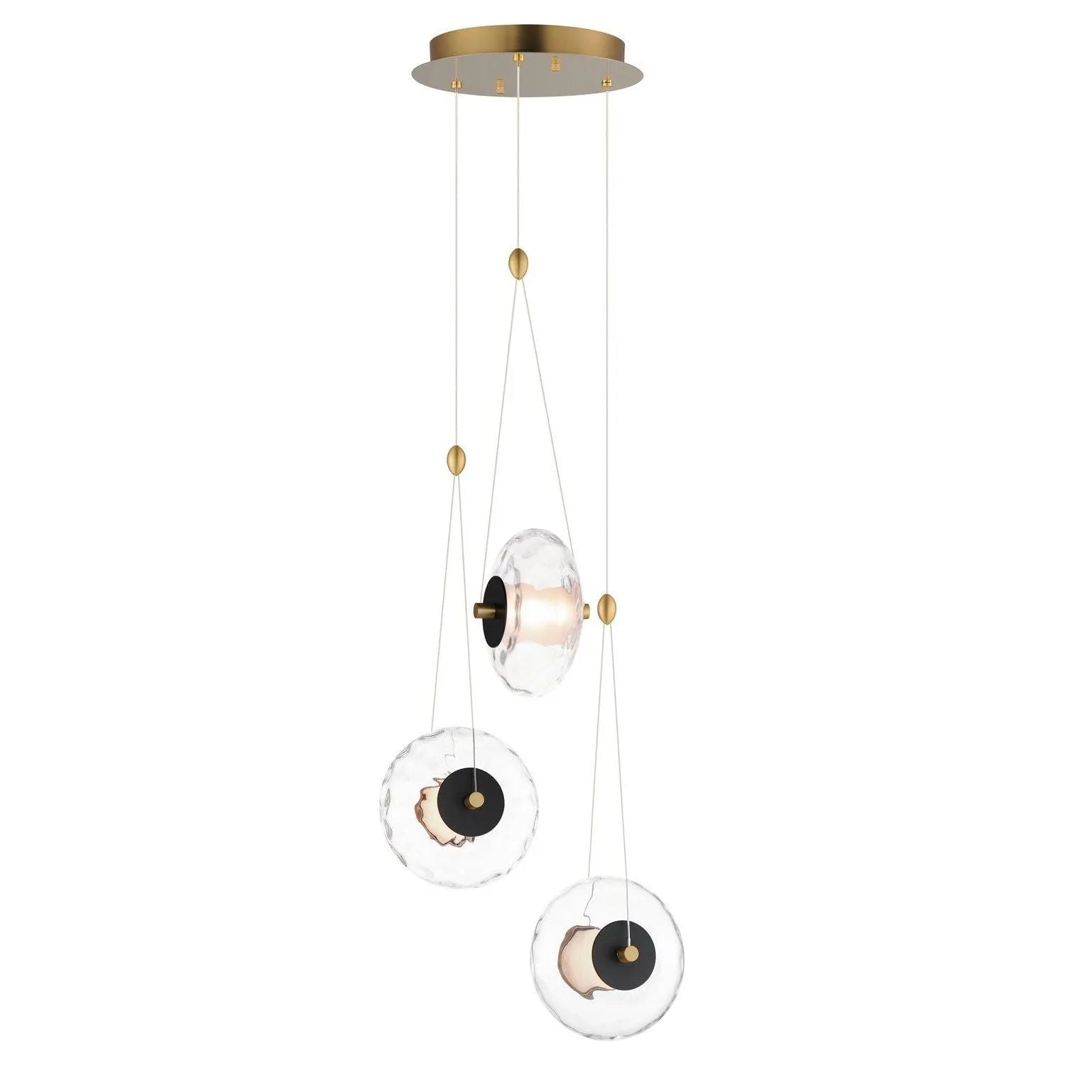 ET2 Lighting - Amulet LED Pendant - E24033-24BKNAB | Montreal Lighting & Hardware