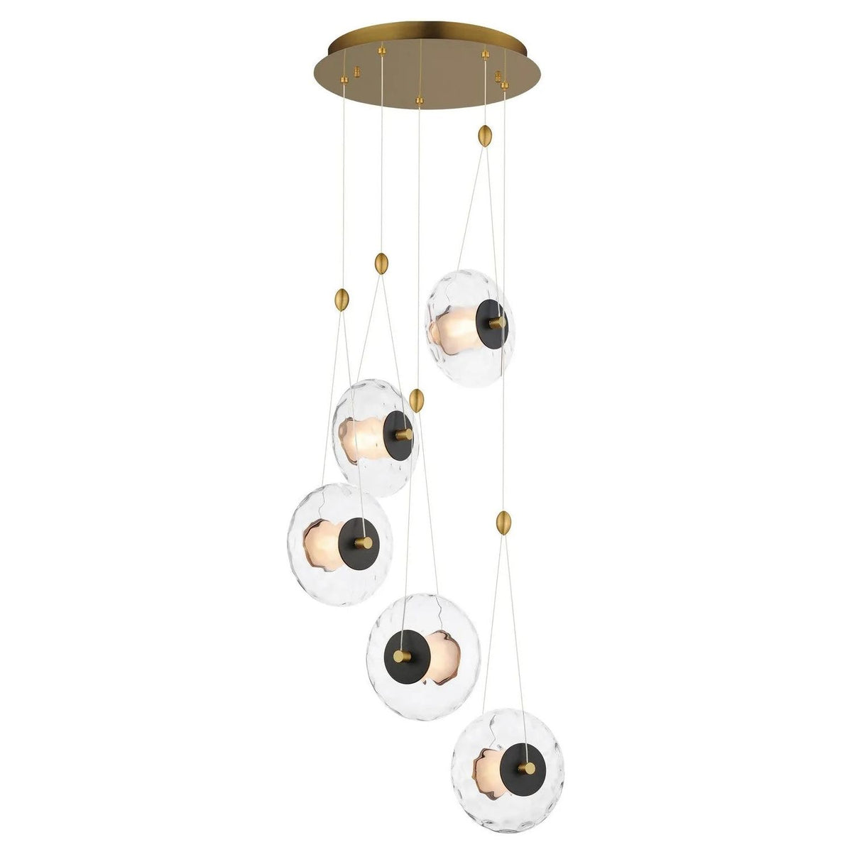 ET2 Lighting - Amulet LED Pendant - E24035-24BKNAB | Montreal Lighting & Hardware