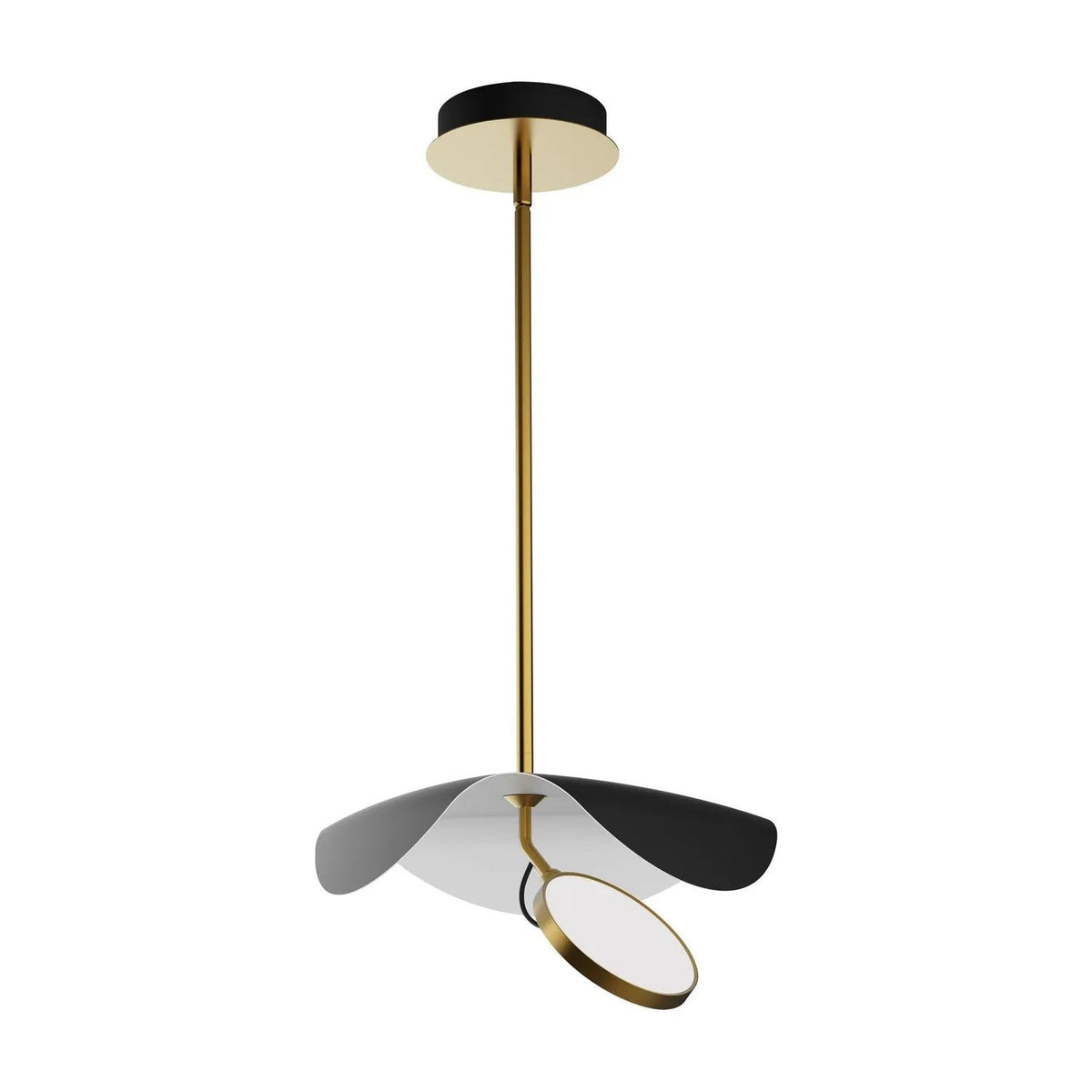 ET2 Lighting - Carmen LED Pendant - E24964-WTBKGLD | Montreal Lighting & Hardware