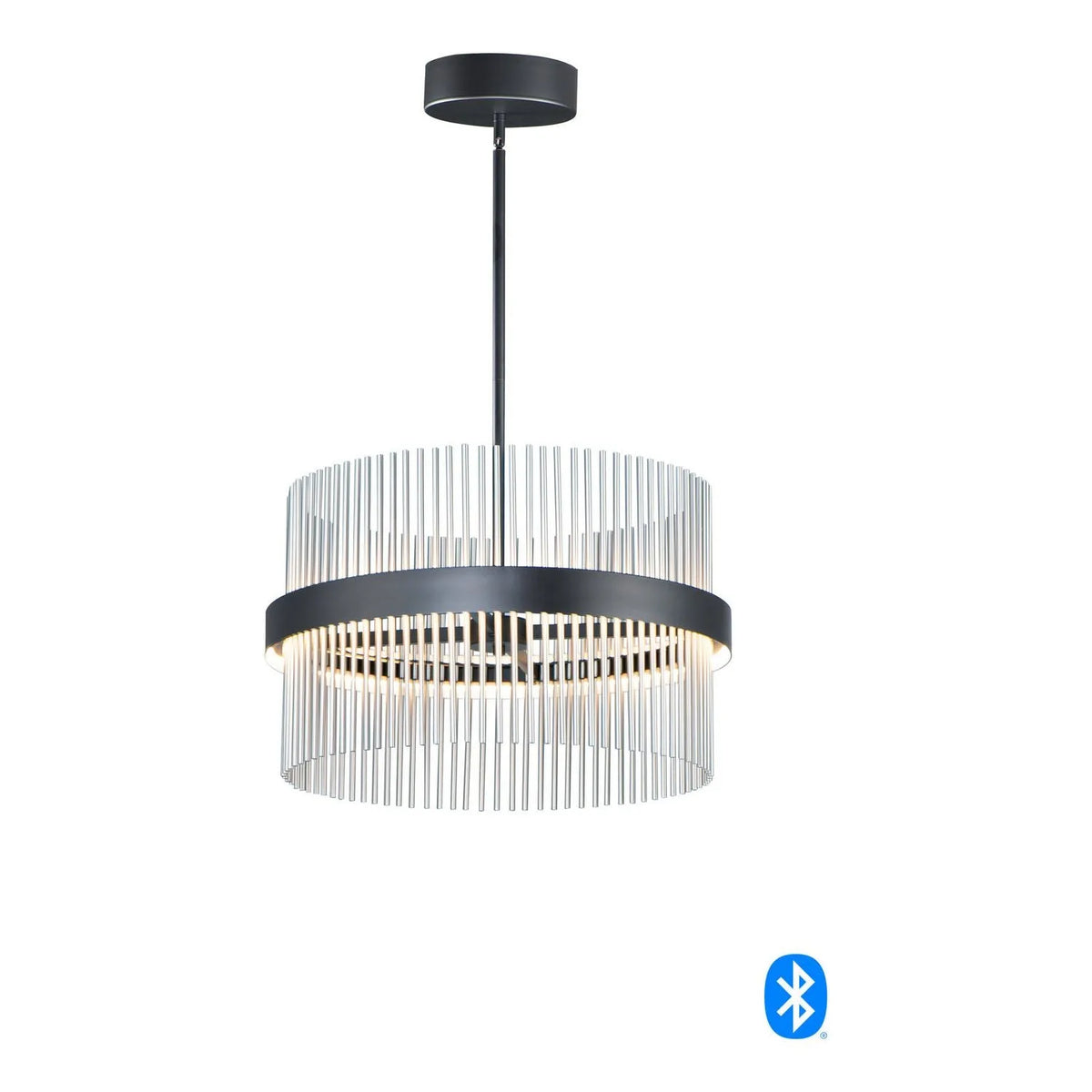 ET2 Lighting - Chimes WiZ LED Pendant - E34205-BKSN | Montreal Lighting & Hardware