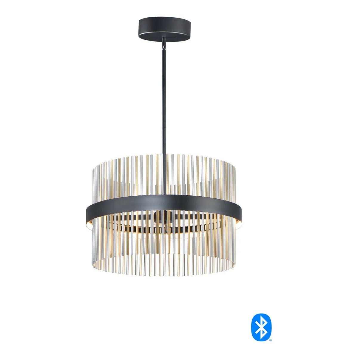 ET2 Lighting - Chimes WiZ LED Pendant - E34205-BKSNSBR | Montreal Lighting & Hardware