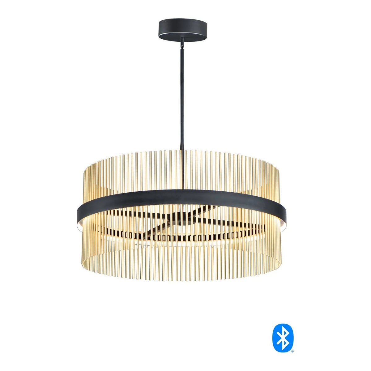 ET2 Lighting - Chimes WiZ LED Pendant - E34207-BKSBR | Montreal Lighting & Hardware