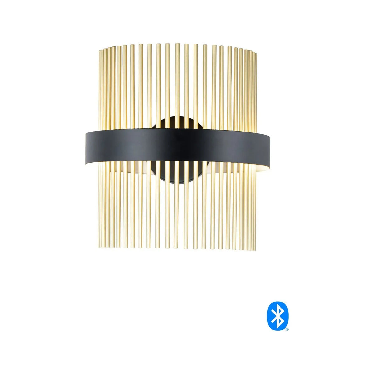 ET2 Lighting - Chimes WiZ LED Wall Sconce - E34201-BKSBR | Montreal Lighting & Hardware