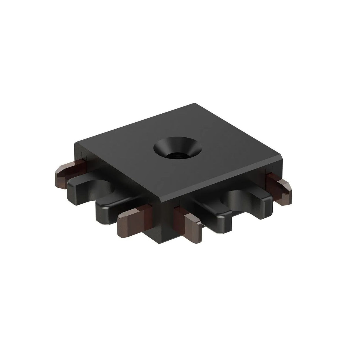 ET2 Lighting - Continuum - Track Track 90 Degree Corner Connector - ETMSC90-2WALL-BK | Montreal Lighting & Hardware