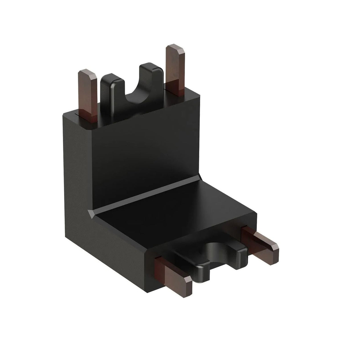 ET2 Lighting - Continuum - Track Track Wall To Ceiling Connector - ETMSC90-W2C-BK | Montreal Lighting & Hardware