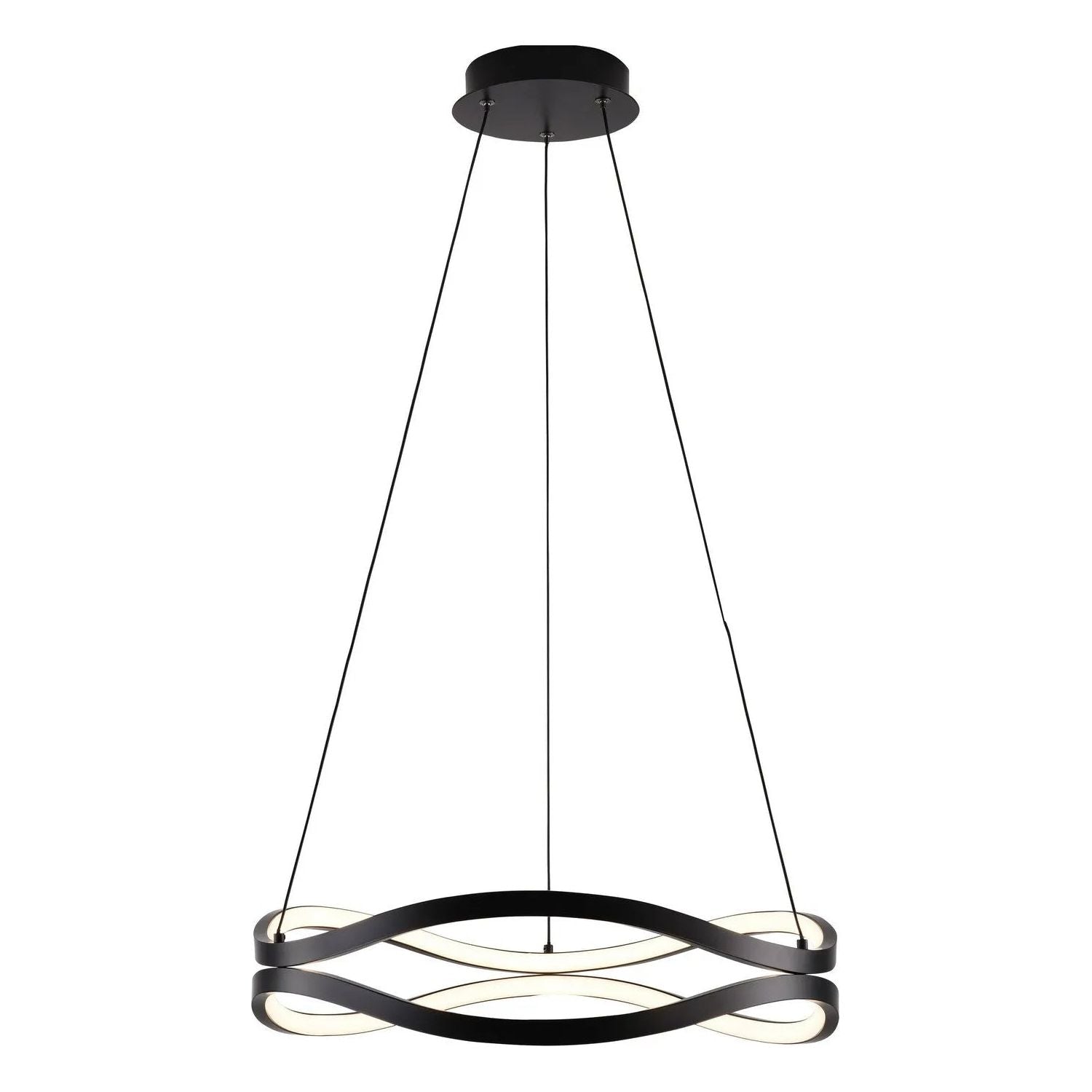 ET2 Lighting - Curvo LED Pendant - E22922-BK | Montreal Lighting & Hardware