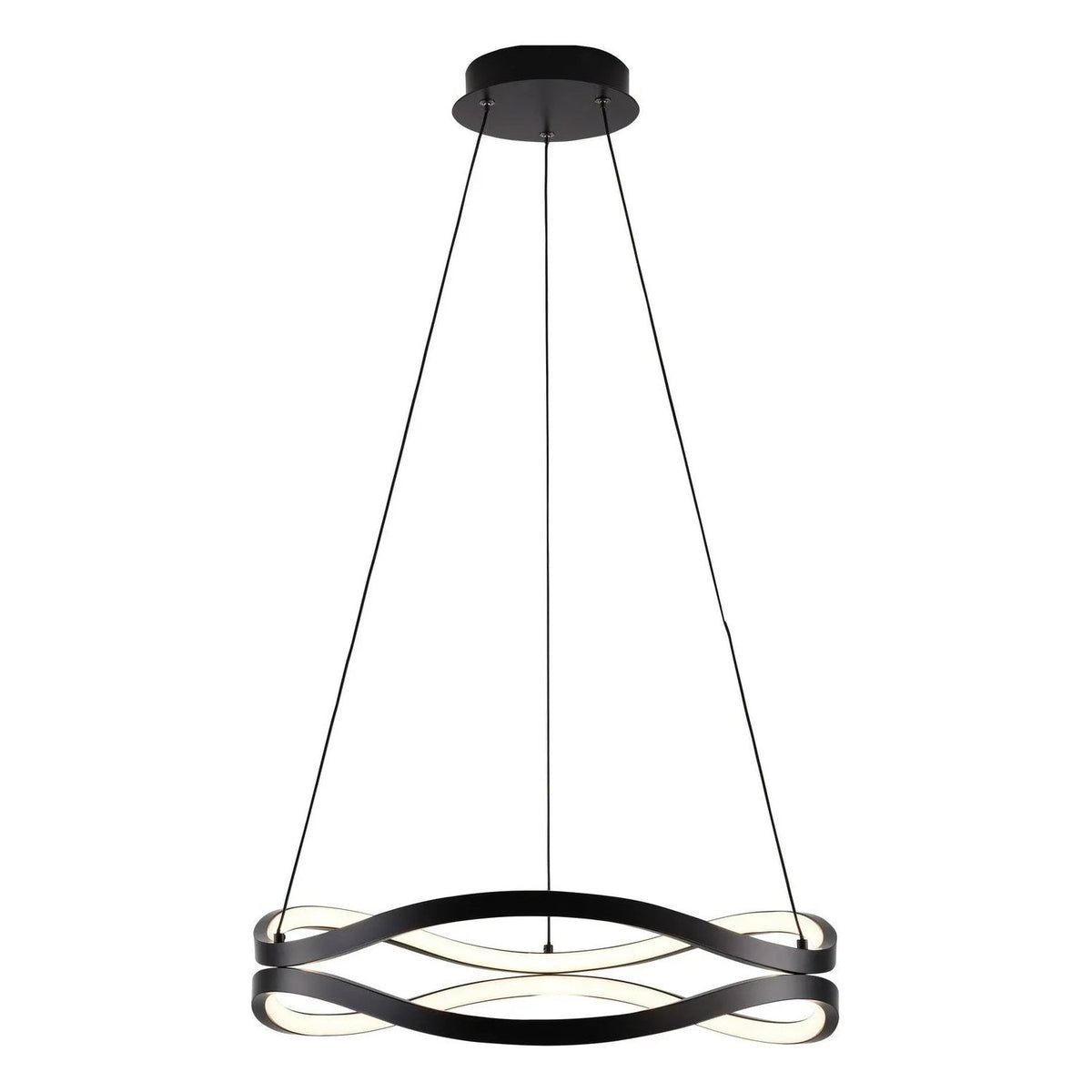 ET2 Lighting - Curvo LED Pendant - E22922-BK | Montreal Lighting & Hardware