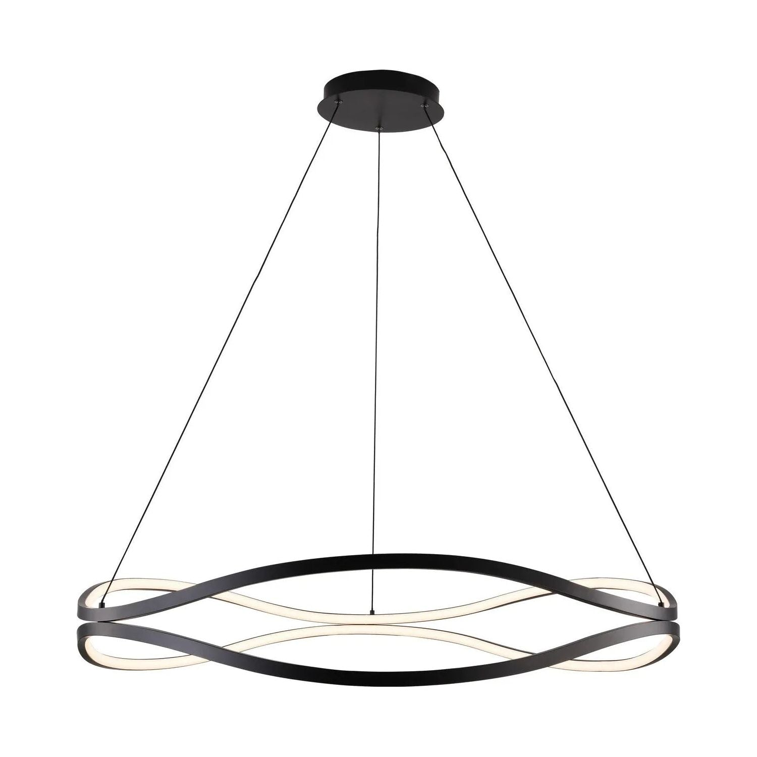 ET2 Lighting - Curvo LED Pendant - E22924-BK | Montreal Lighting & Hardware