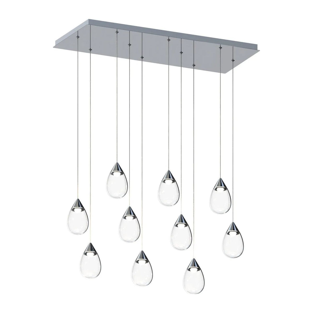 ET2 Lighting - Dewdrop LED Linear Pendant - E21566-18PC | Montreal Lighting & Hardware