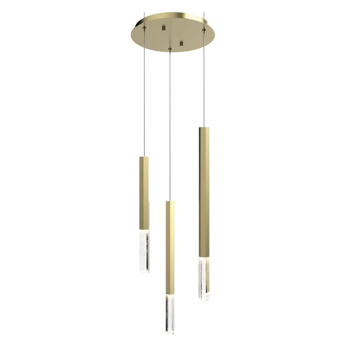 ET2 Lighting - Diaphane LED Multi-Light Pendant - E11023-95GLD | Montreal Lighting & Hardware