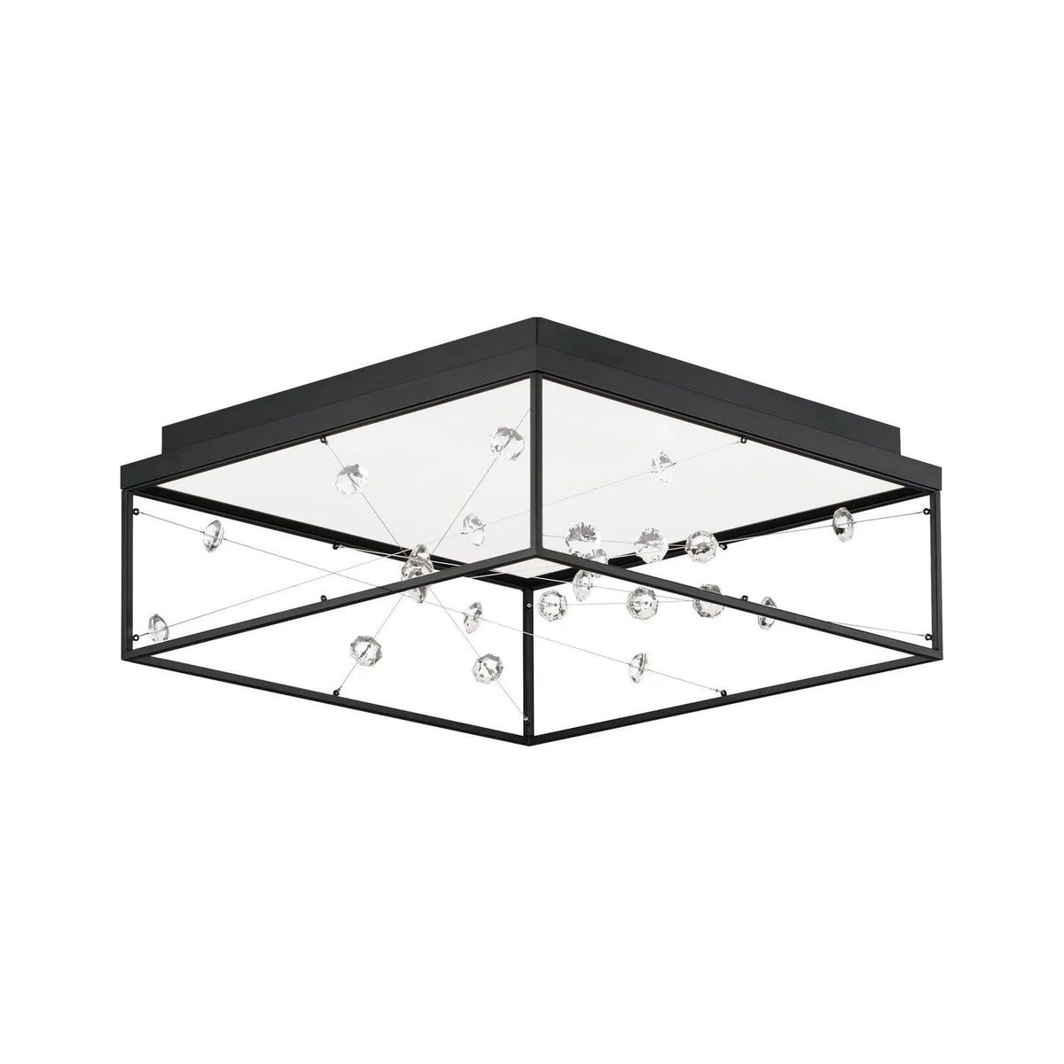 ET2 Lighting - Entanglement LED Flush Mount - E21250-20BK | Montreal Lighting & Hardware