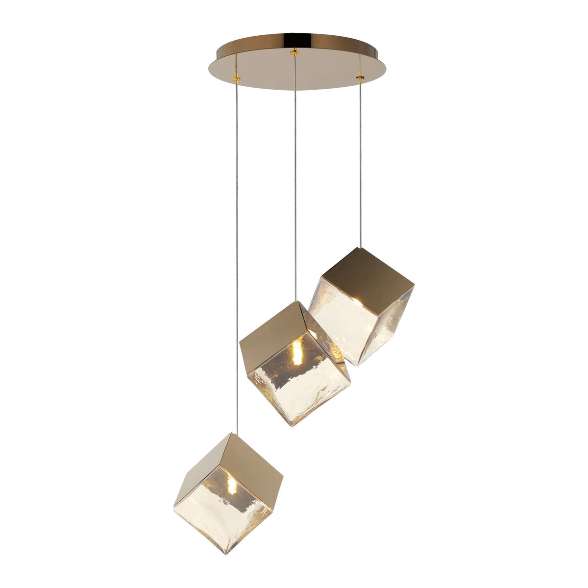 ET2 Lighting - Ice Cube LED Pendant - E24683-26FG | Montreal Lighting & Hardware