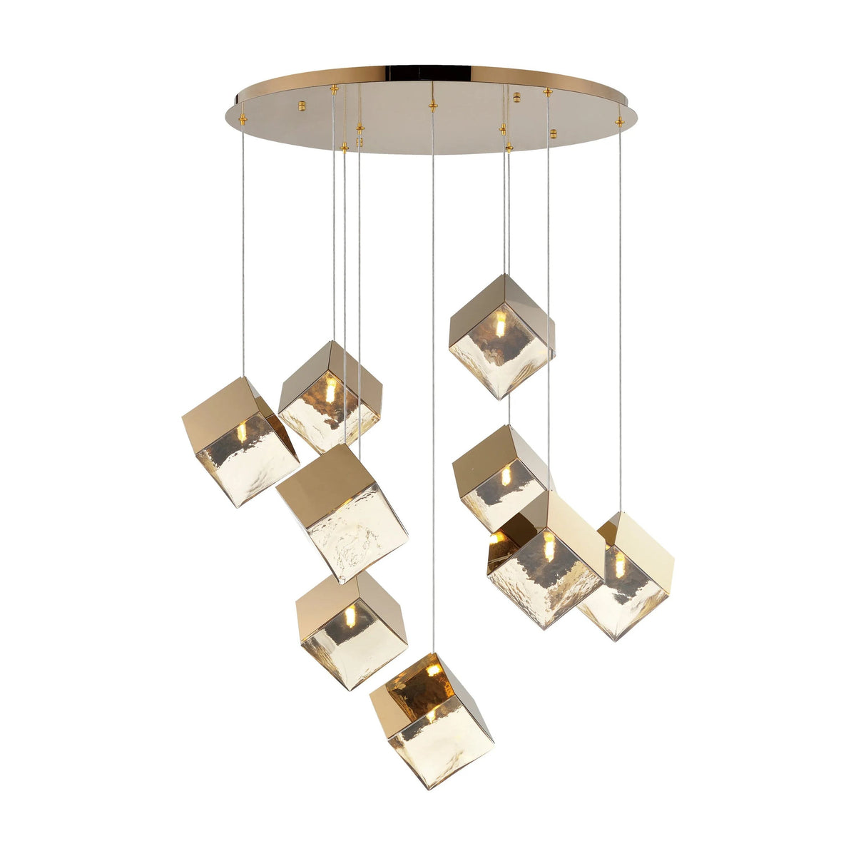 ET2 Lighting - Ice Cube LED Pendant - E24689-26FG | Montreal Lighting & Hardware