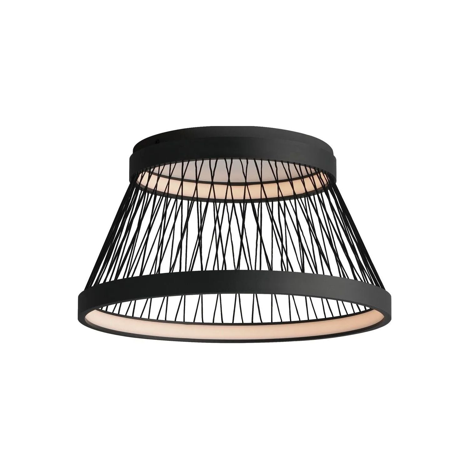 ET2 Lighting - Loom LED Flush Mount - E20980-BK | Montreal Lighting & Hardware