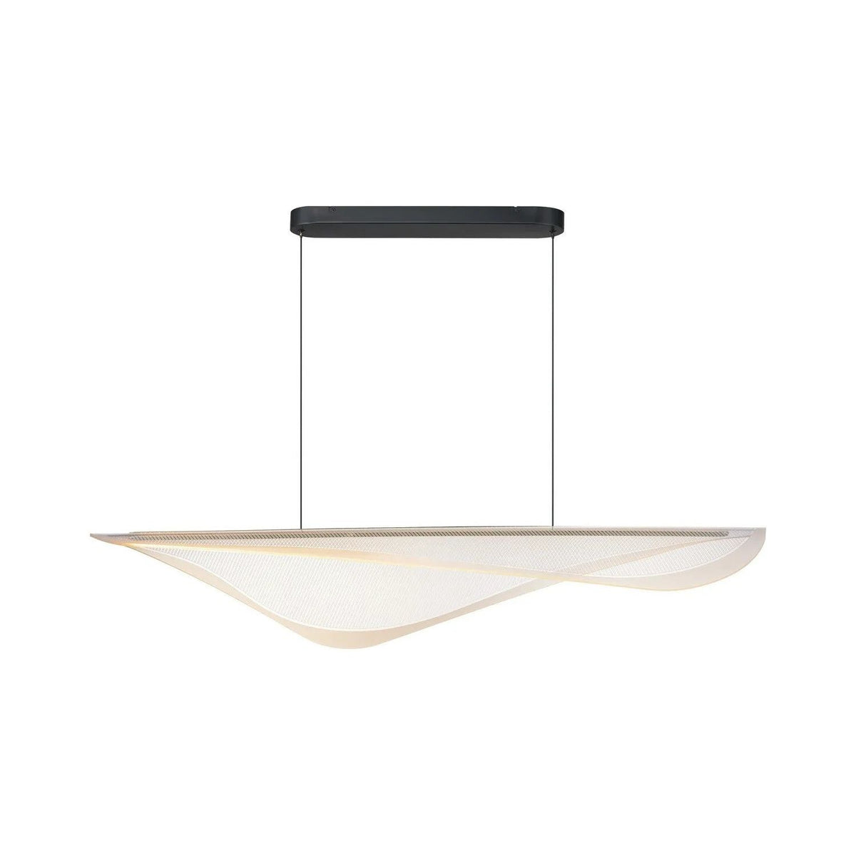 ET2 Lighting - Manta LED Linear Pendant - E24714-144BK | Montreal Lighting & Hardware