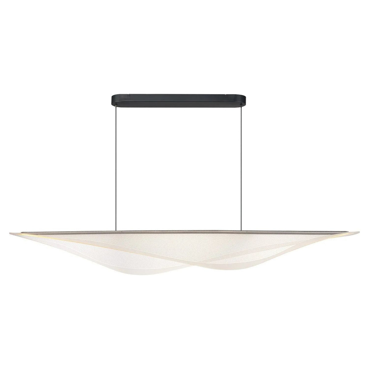 ET2 Lighting - Manta LED Linear Pendant - E24718-144BK | Montreal Lighting & Hardware