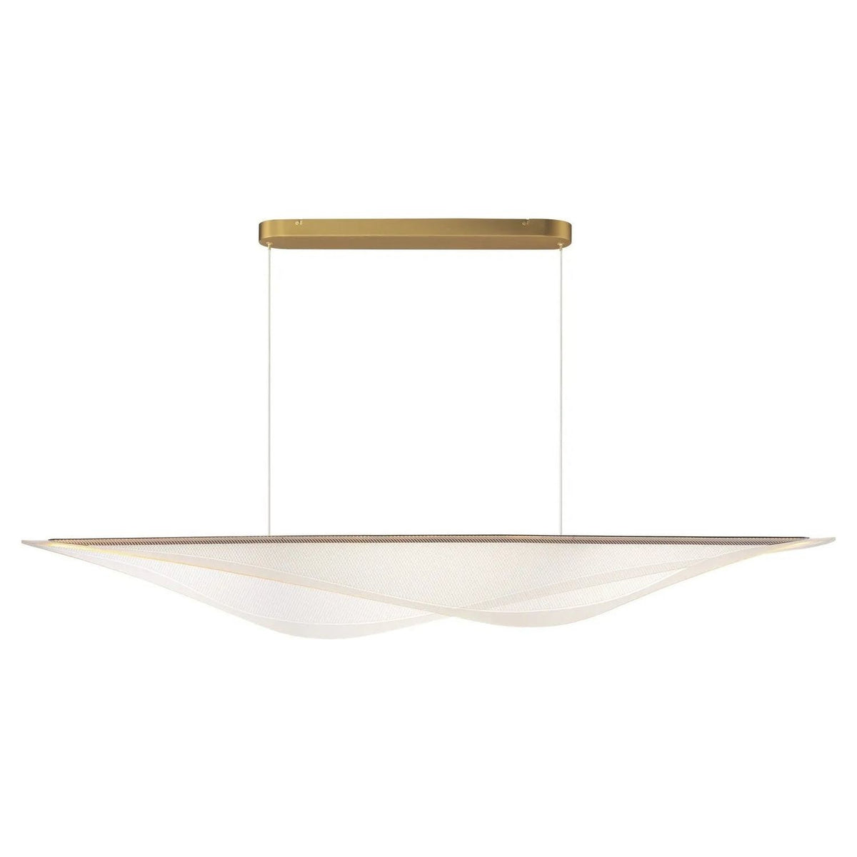 ET2 Lighting - Manta LED Linear Pendant - E24718-144GLD | Montreal Lighting & Hardware