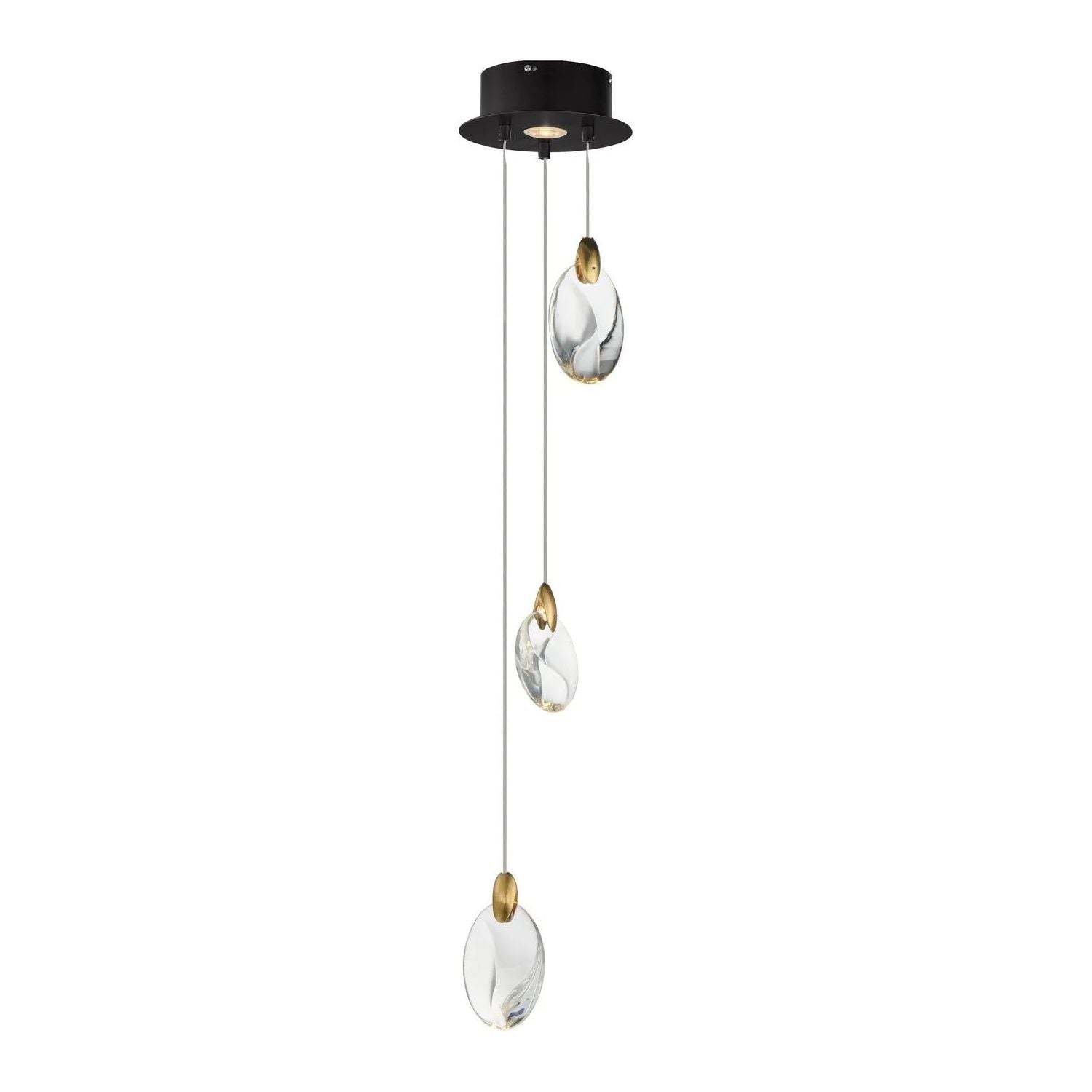 ET2 Lighting - Pebble LED Pendant - E11073-122BKPG | Montreal Lighting & Hardware