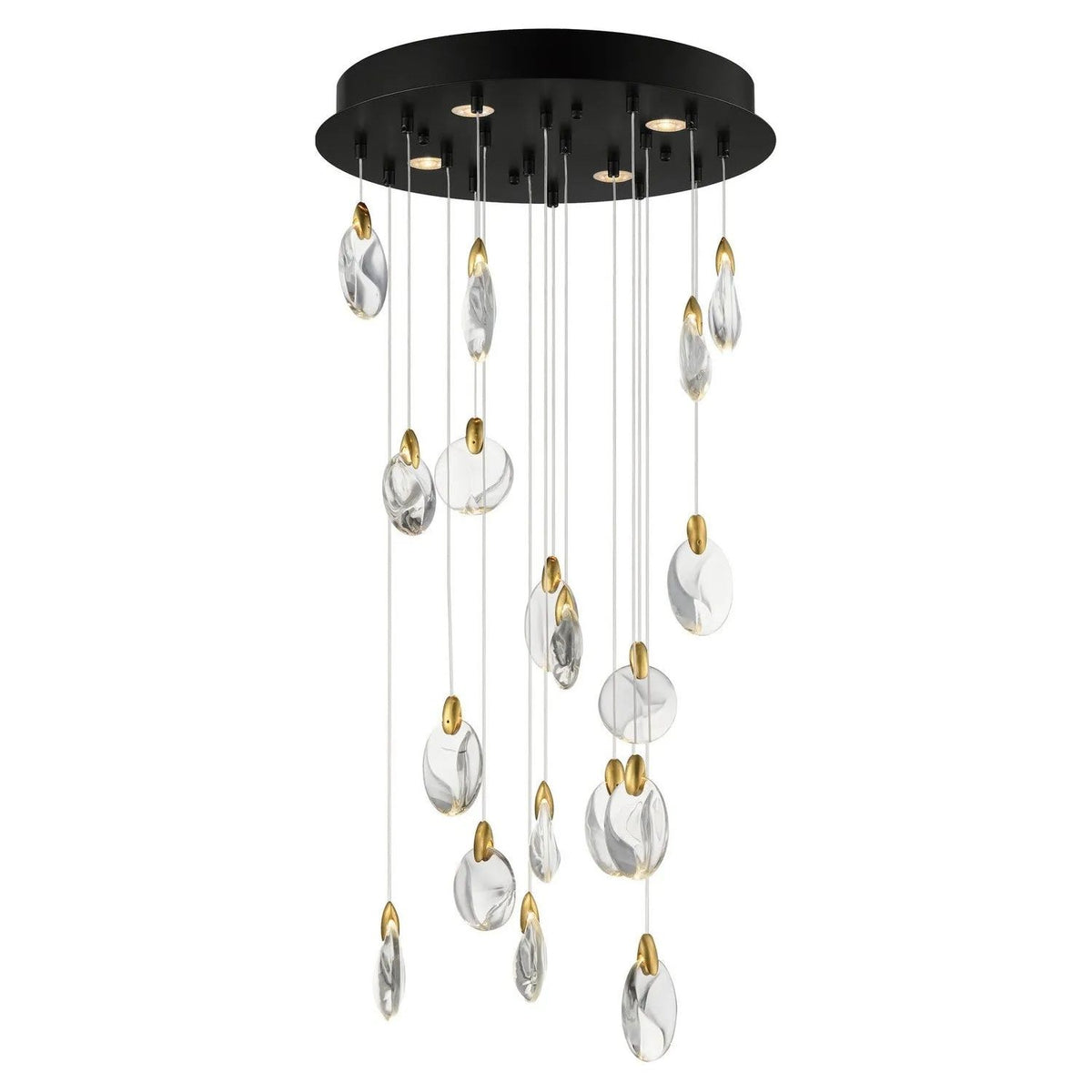 ET2 Lighting - Pebble LED Pendant - E11079-122BKPG | Montreal Lighting & Hardware