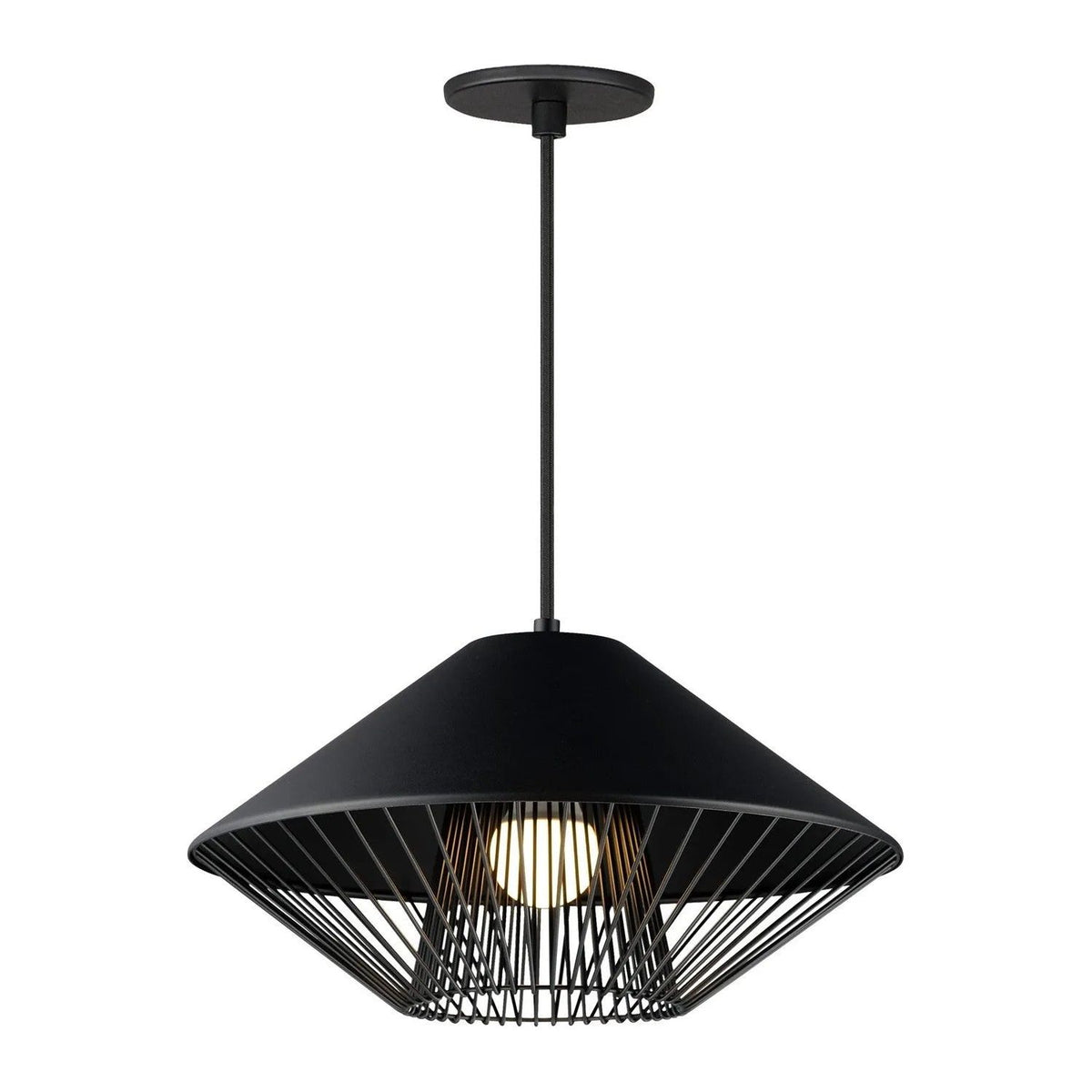 ET2 Lighting - Phoenix LED Pendant - E11395-BKGLD | Montreal Lighting & Hardware