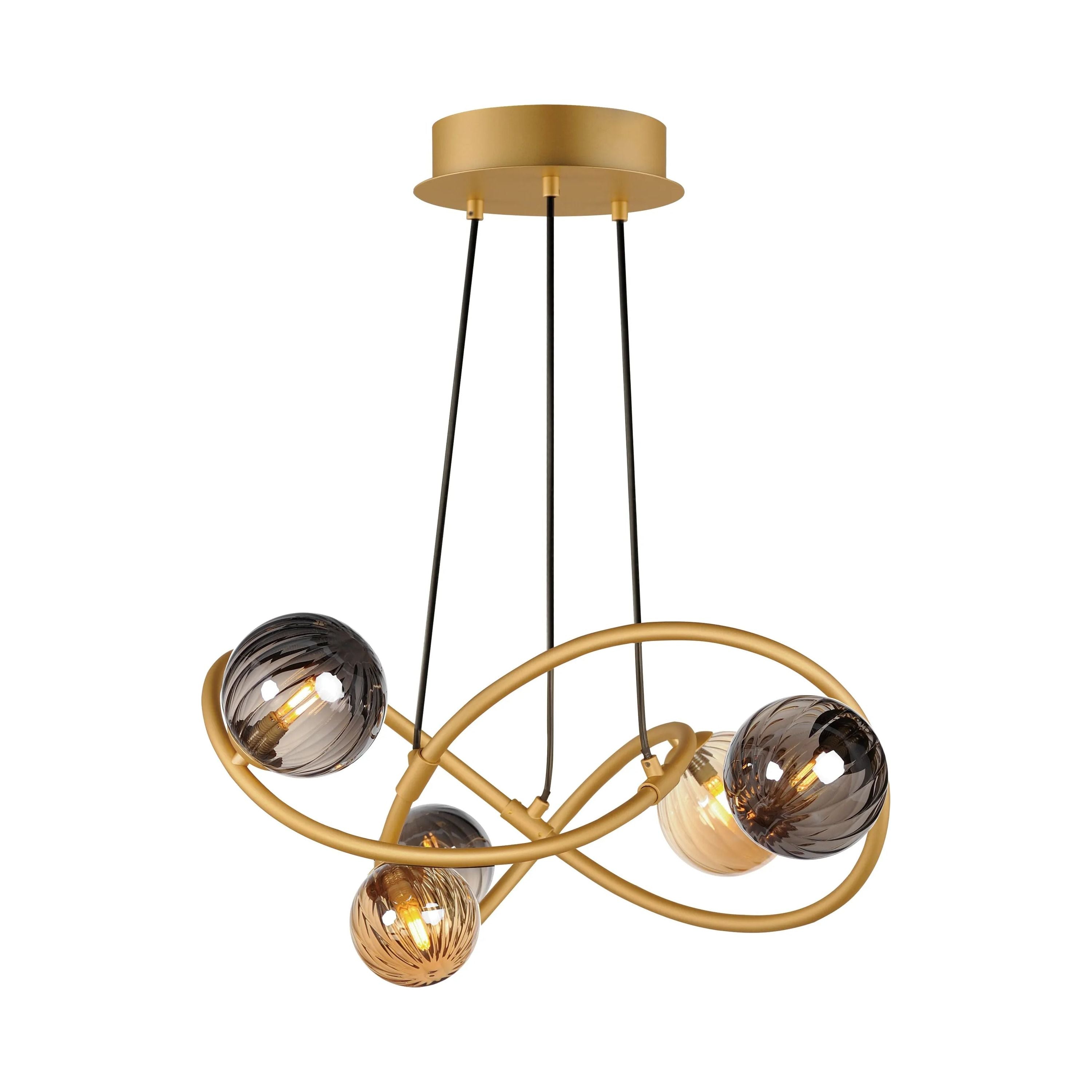 ET2 Lighting - Planetary LED Chandelier - E24185-148GLD | Montreal Lighting & Hardware