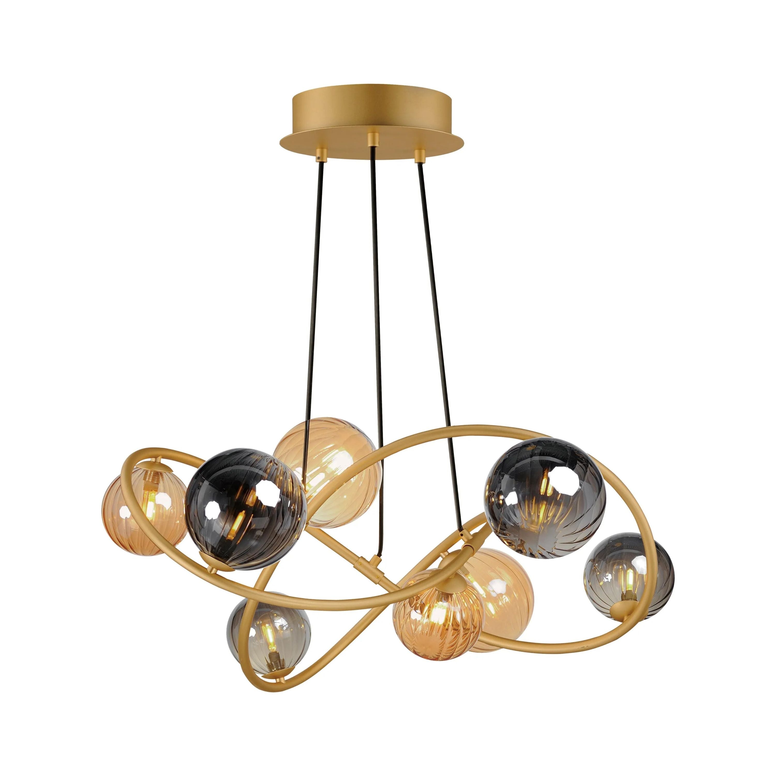 ET2 Lighting - Planetary LED Chandelier - E24188-148GLD | Montreal Lighting & Hardware