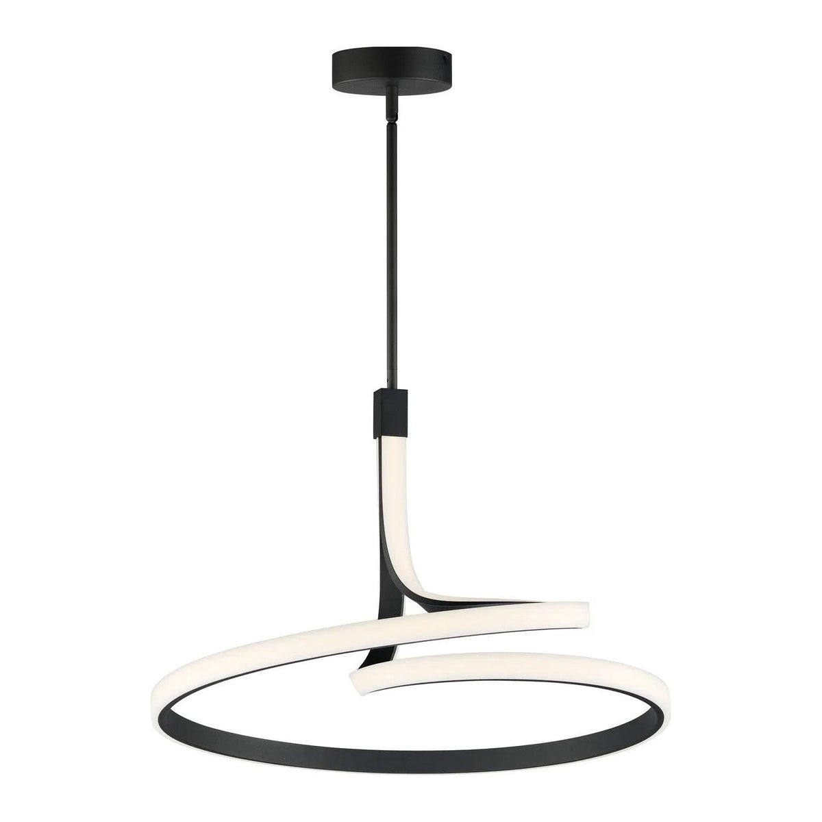 ET2 Lighting - Serpentine LED Pendant - E30664-BK | Montreal Lighting & Hardware