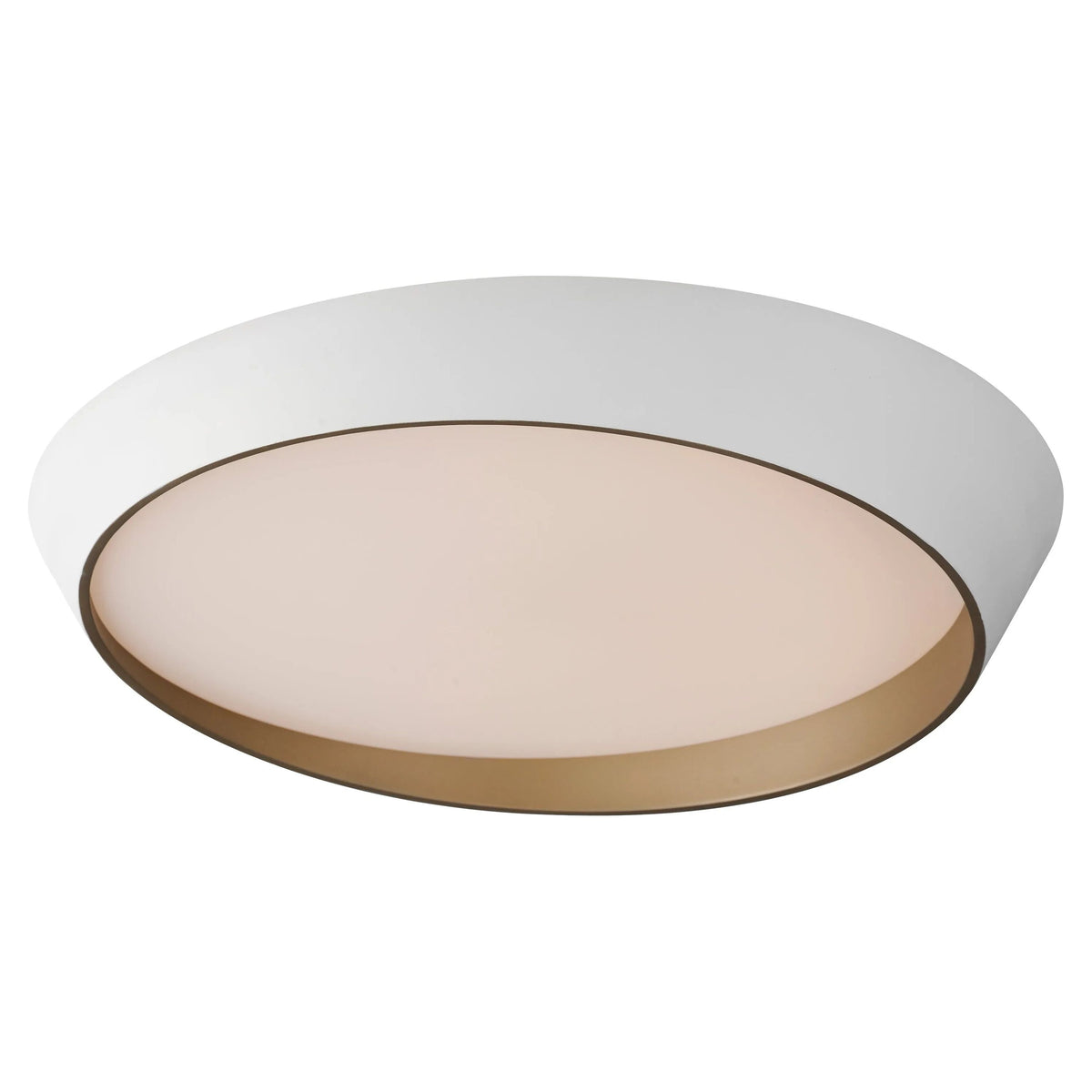 ET2 Lighting - Slant LED Flush Mount - E51034-WTGLD | Montreal Lighting & Hardware