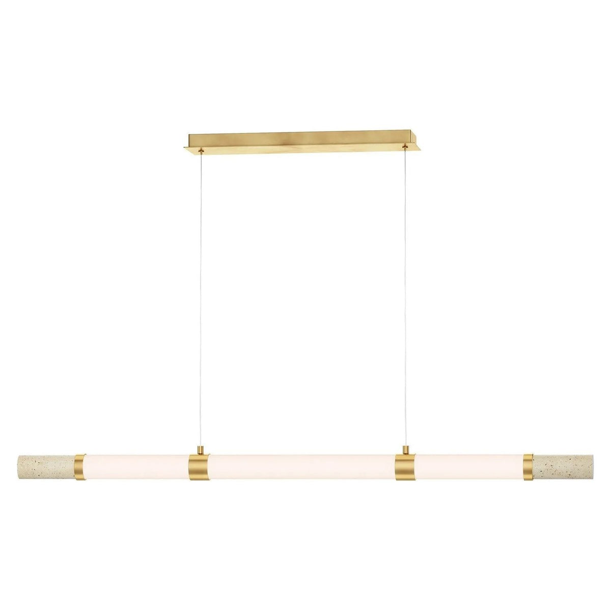 ET2 Lighting - Travertine LED Linear Pendant - E11056-01TVGLD | Montreal Lighting & Hardware