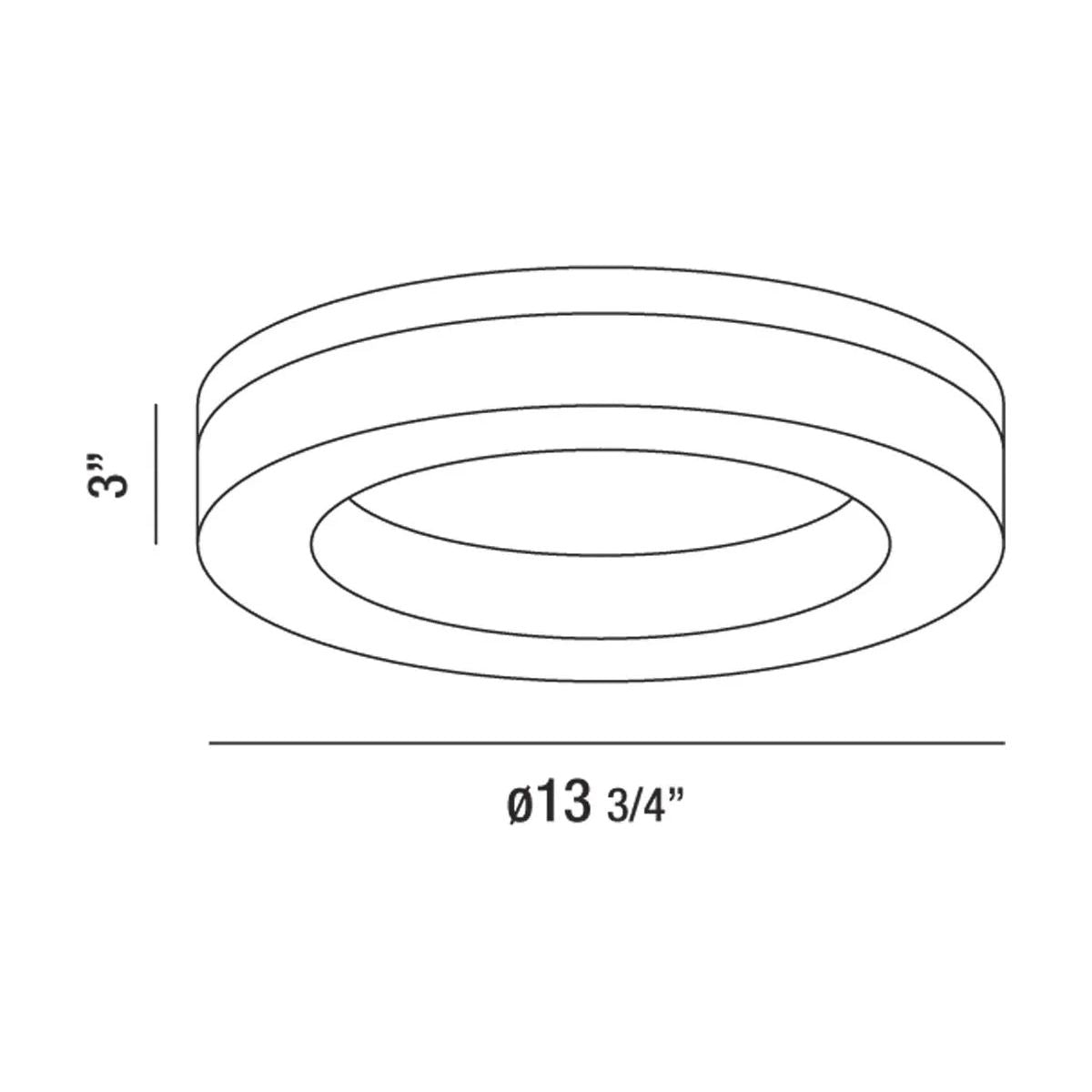 Eurofase - Abell LED Flush Mount - 30156-012 | Montreal Lighting & Hardware