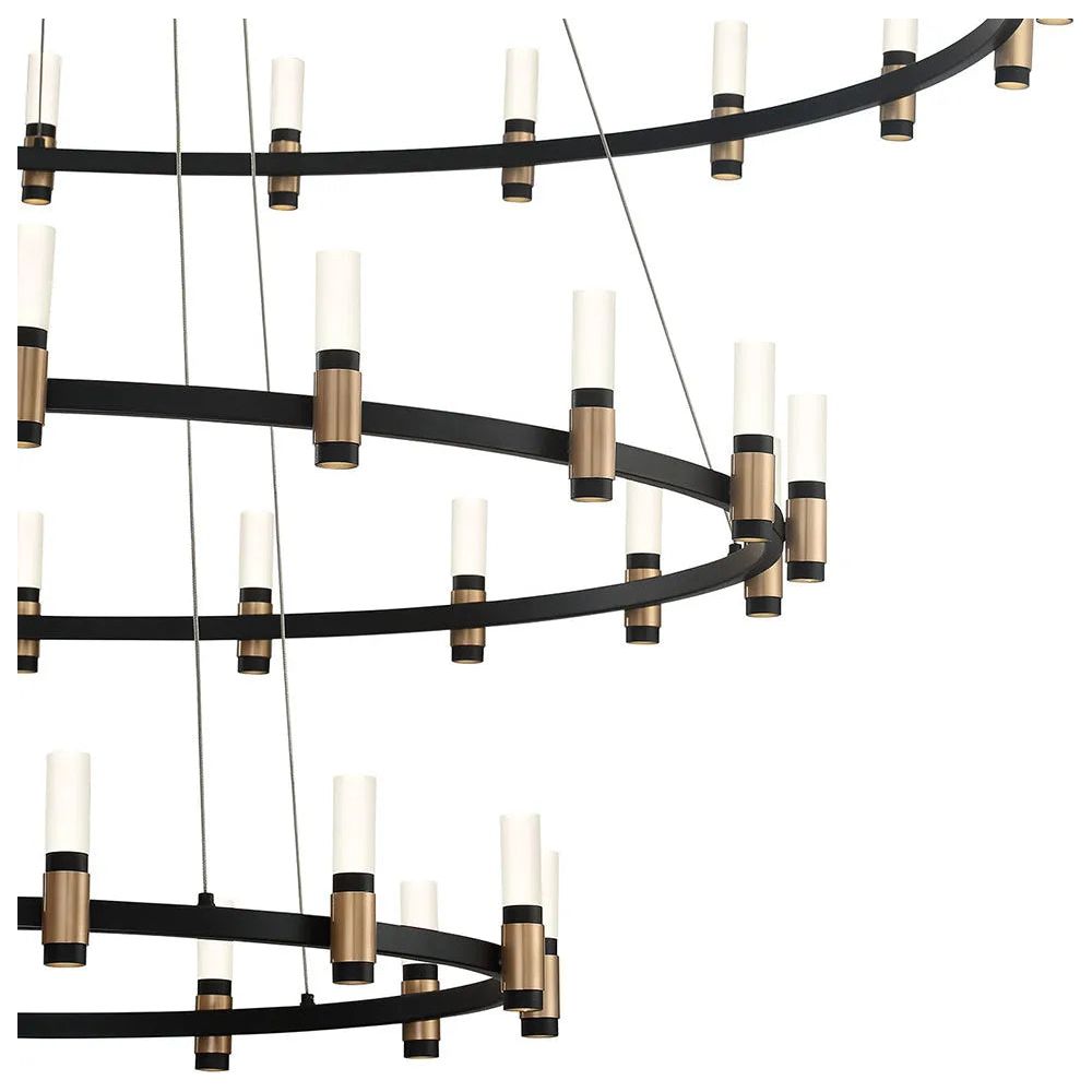 Eurofase - Albany 3-Tier Round LED Chandelier - 37046-019 | Montreal Lighting & Hardware