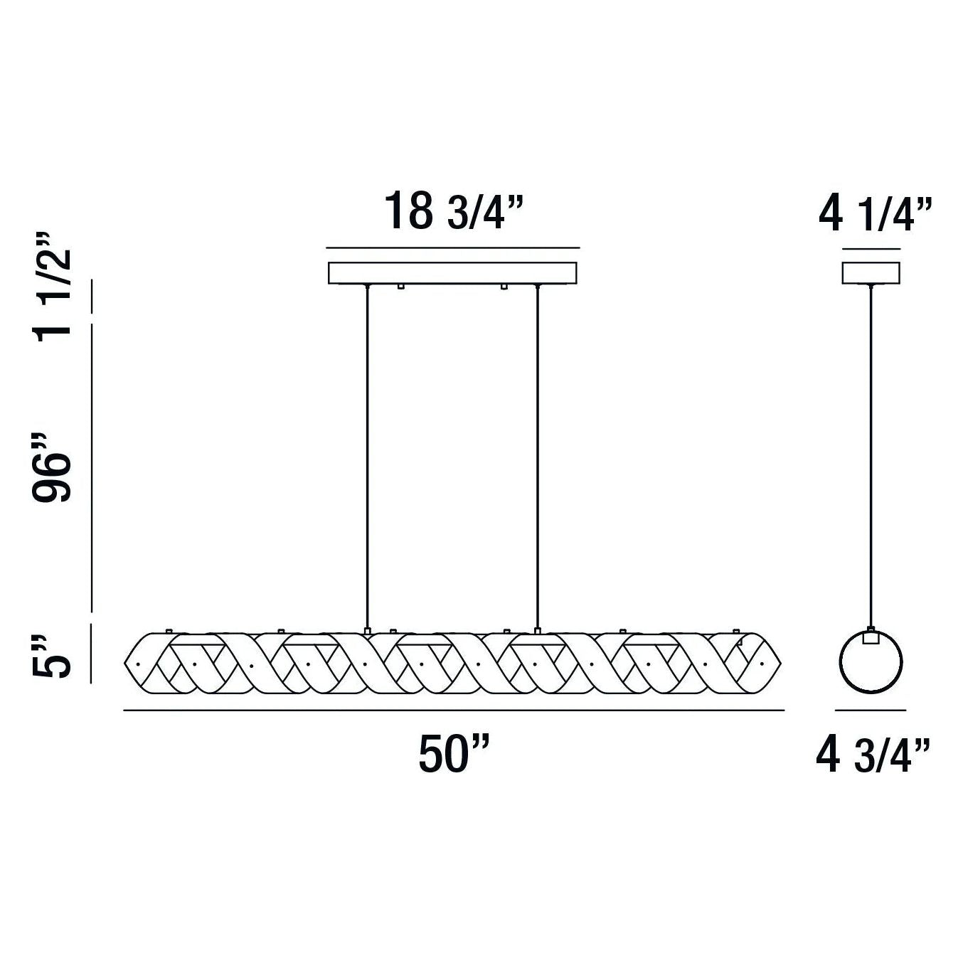 Eurofase - Banderia LED Linear Suspension - 30083-011 | Montreal Lighting & Hardware