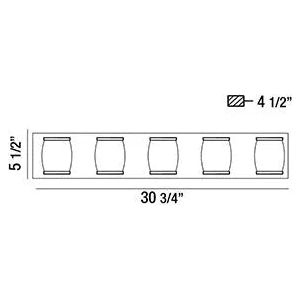 Eurofase - Barile Bathbar - 30046-016 | Montreal Lighting & Hardware