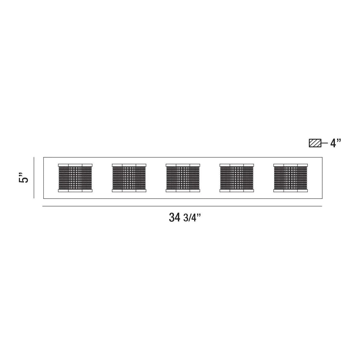 Eurofase - Belgroue LED Bathbar - 35719-014 | Montreal Lighting & Hardware