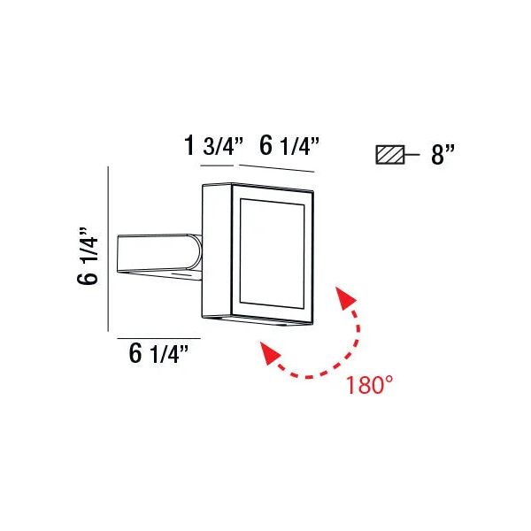 Eurofase - Bravo LED Outdoor Wall Mount - 28288-015 | Montreal Lighting & Hardware